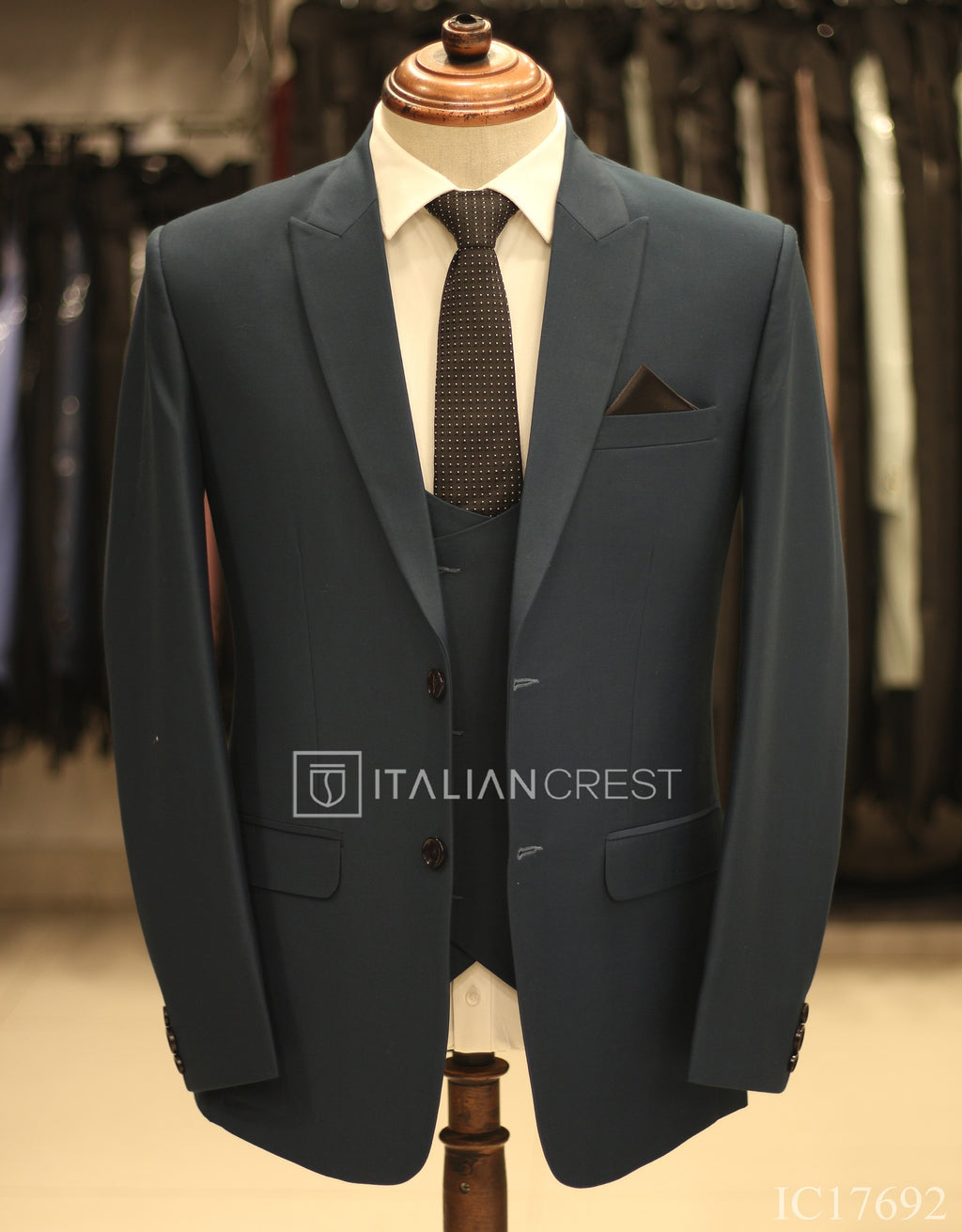 IC17692-3pc Peak Lapel Suits