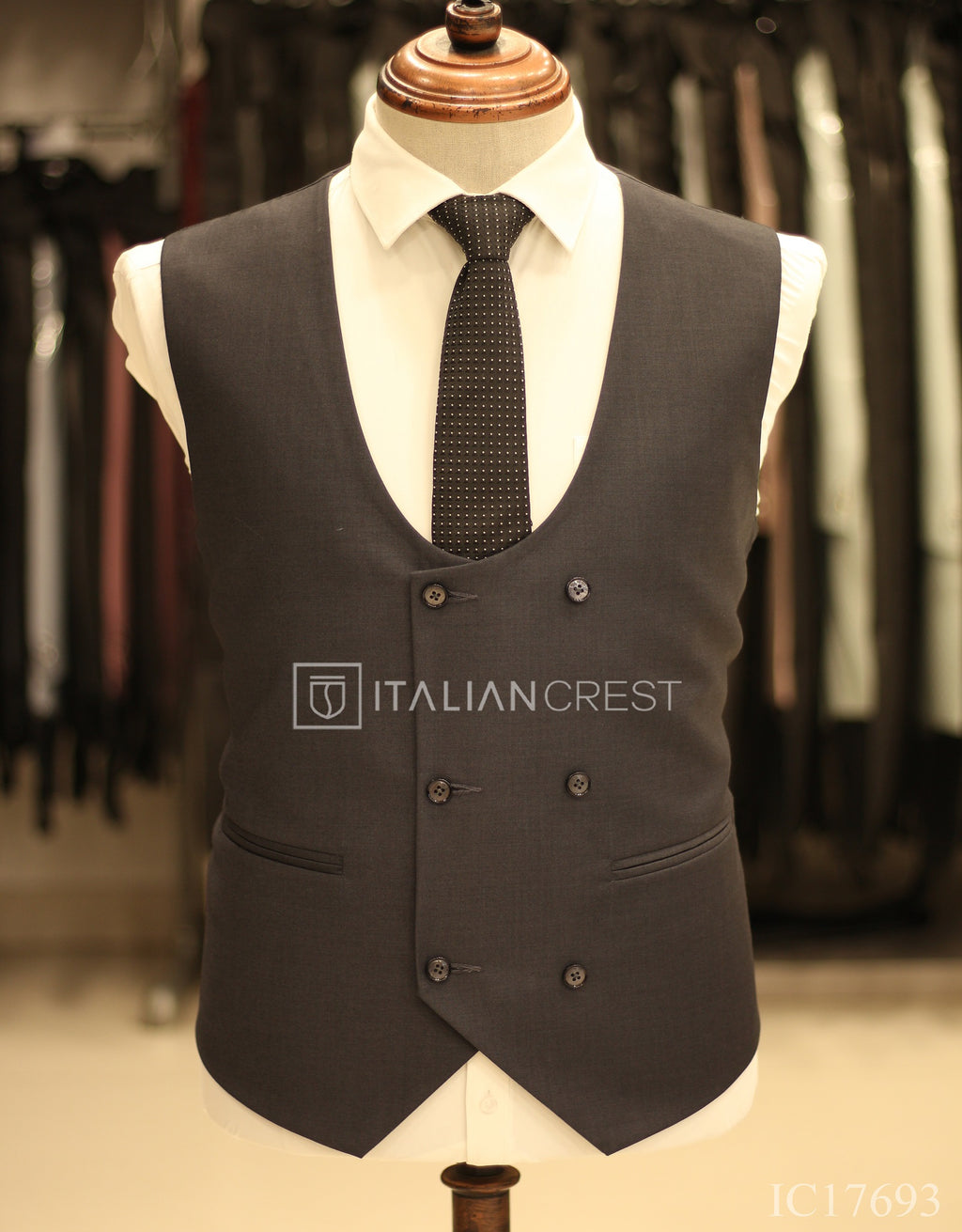 IC17693-3pc Peak Lapel Suits