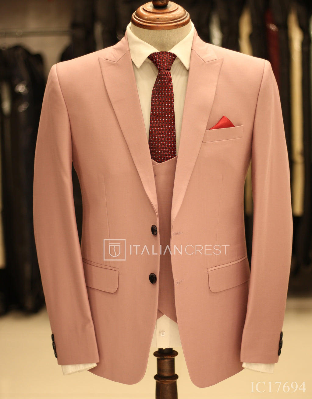 IC17694-3pc Peak Lapel Suits