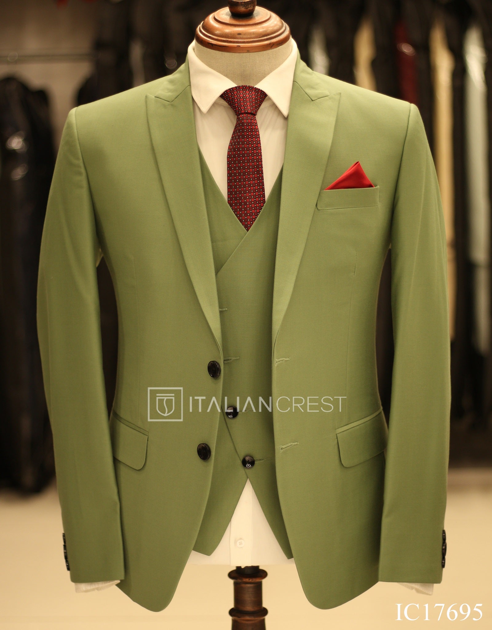 IC17695-3pc Peak Lapel Suits