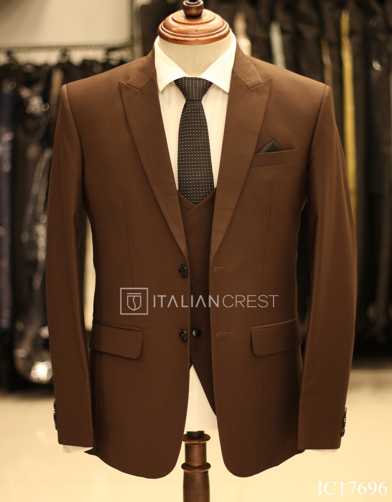 IC17696-3pc Peak Lapel Suits