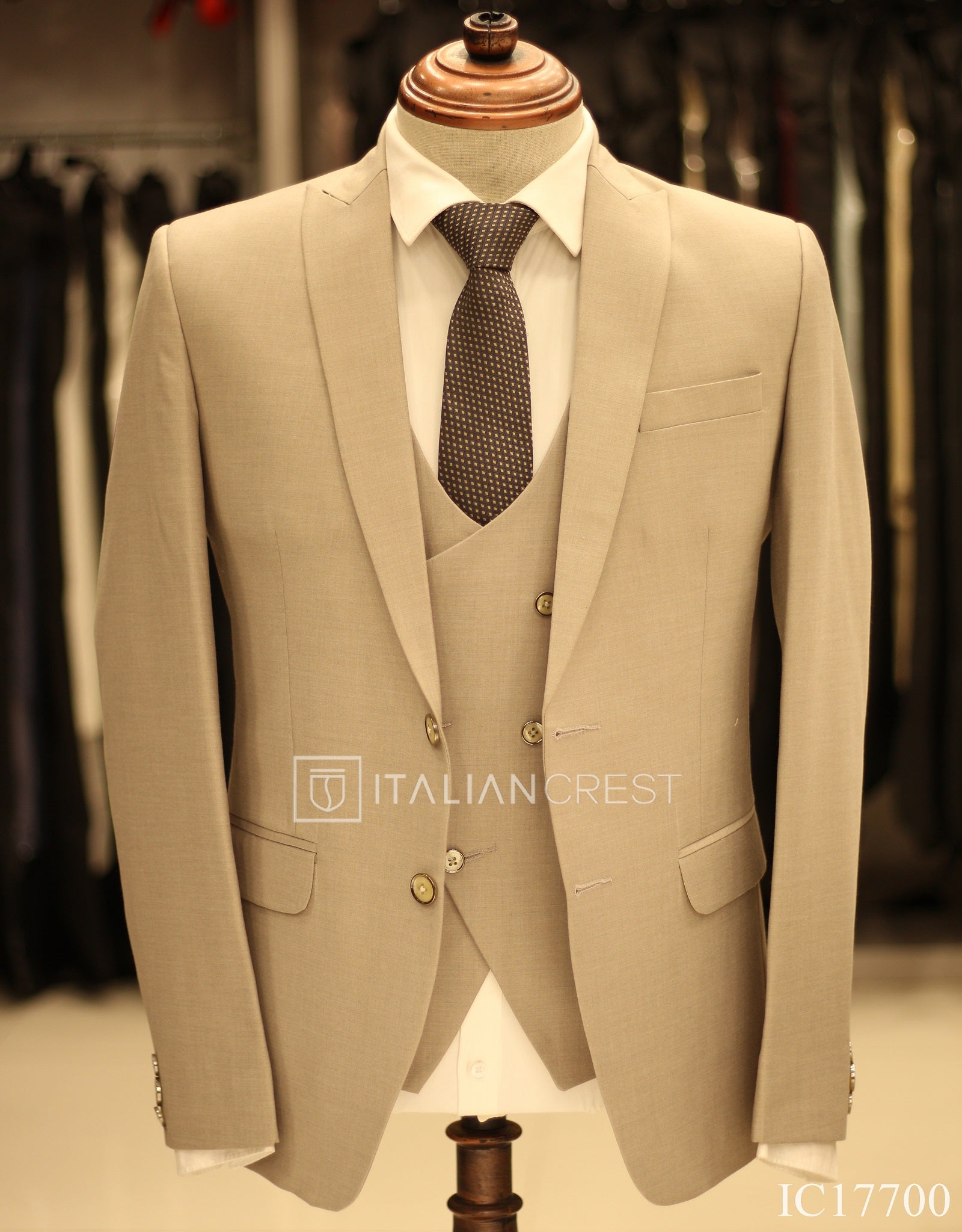 IC17700-3pc Peak Lapel Suits