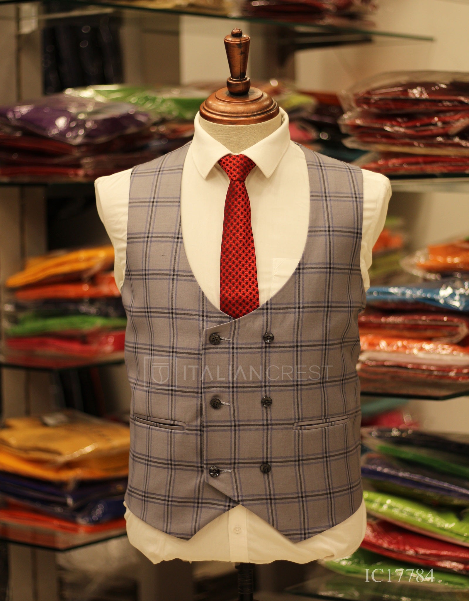 IC17784-3pc Peak Lapel Suits