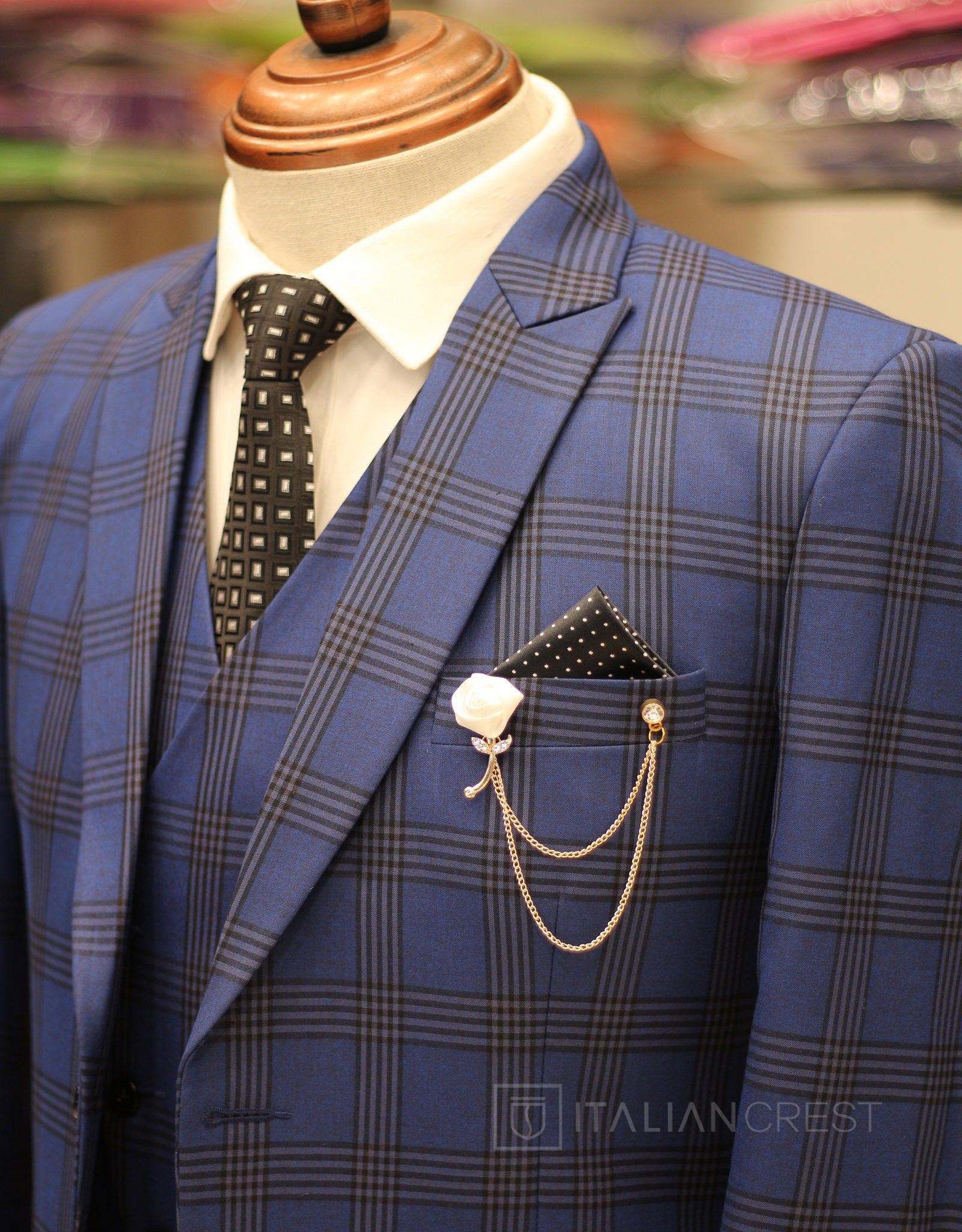 IC17825-3pc Peak Lapel Suits