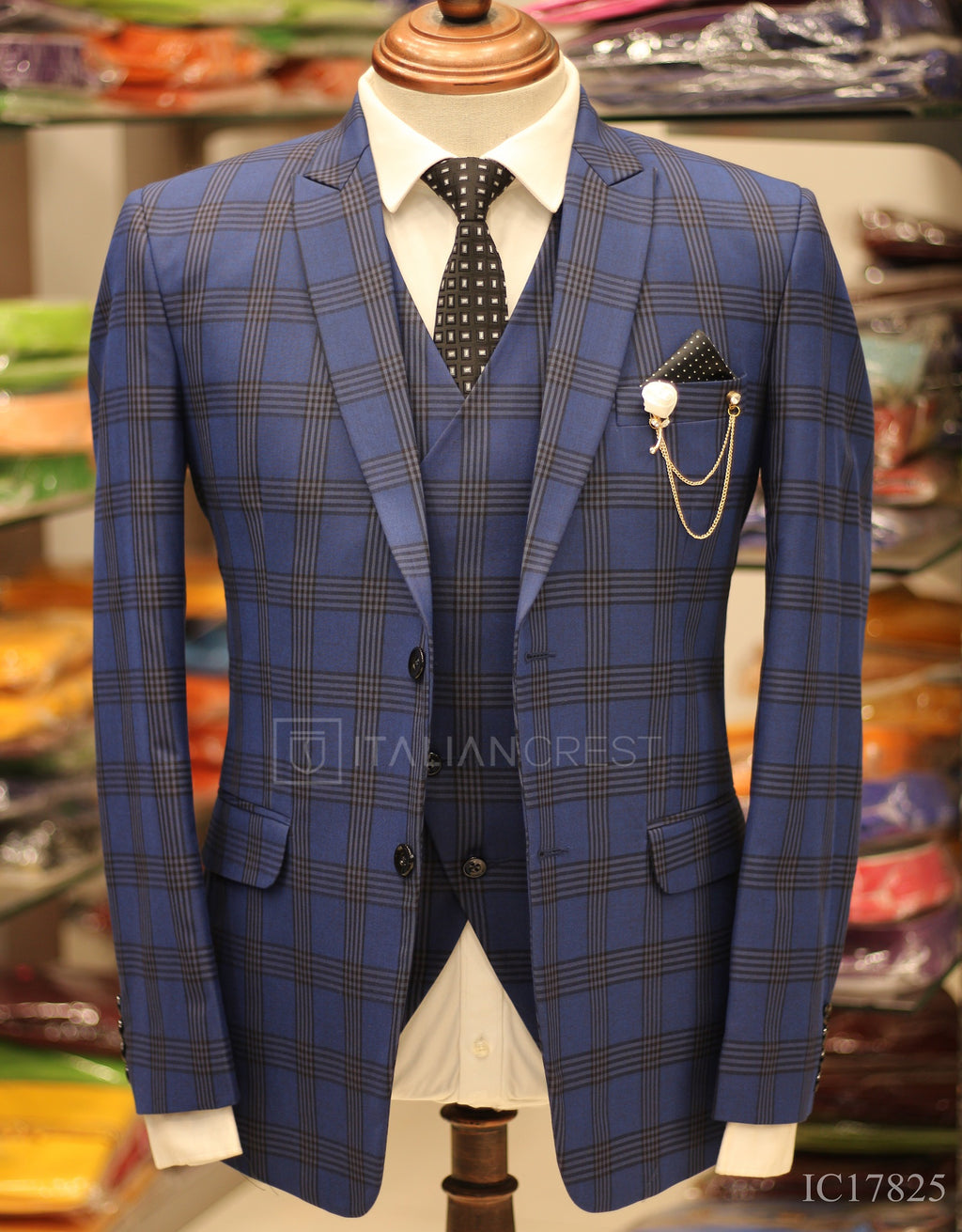 IC17825-3pc Peak Lapel Suits