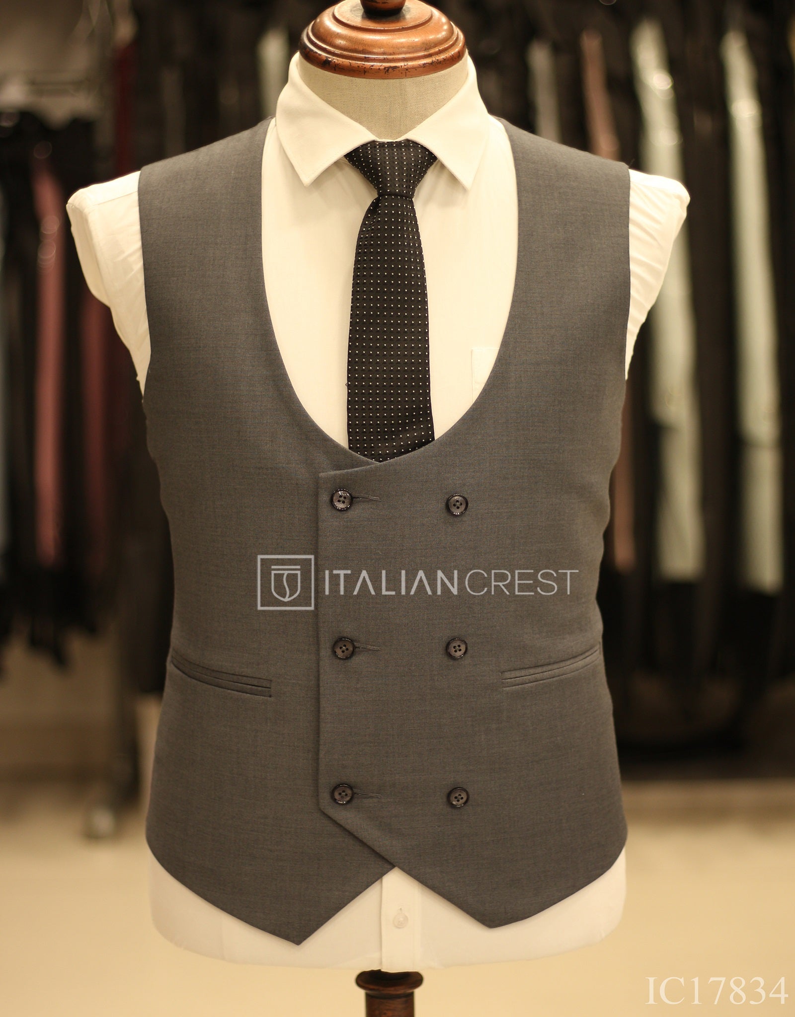 IC17834-3pc Peak Lapel Suits