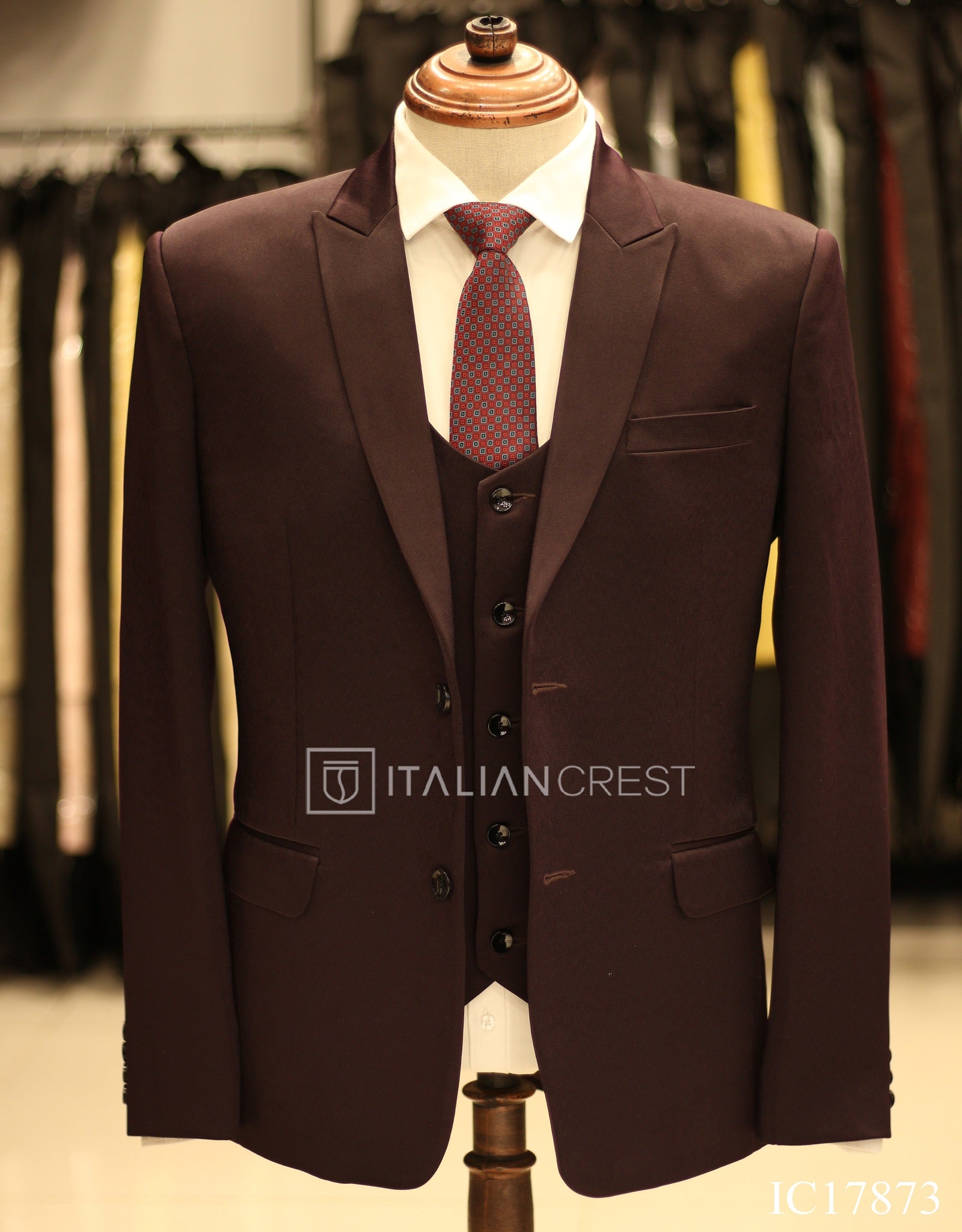 IC17837-3pc Peak Lapel Suits