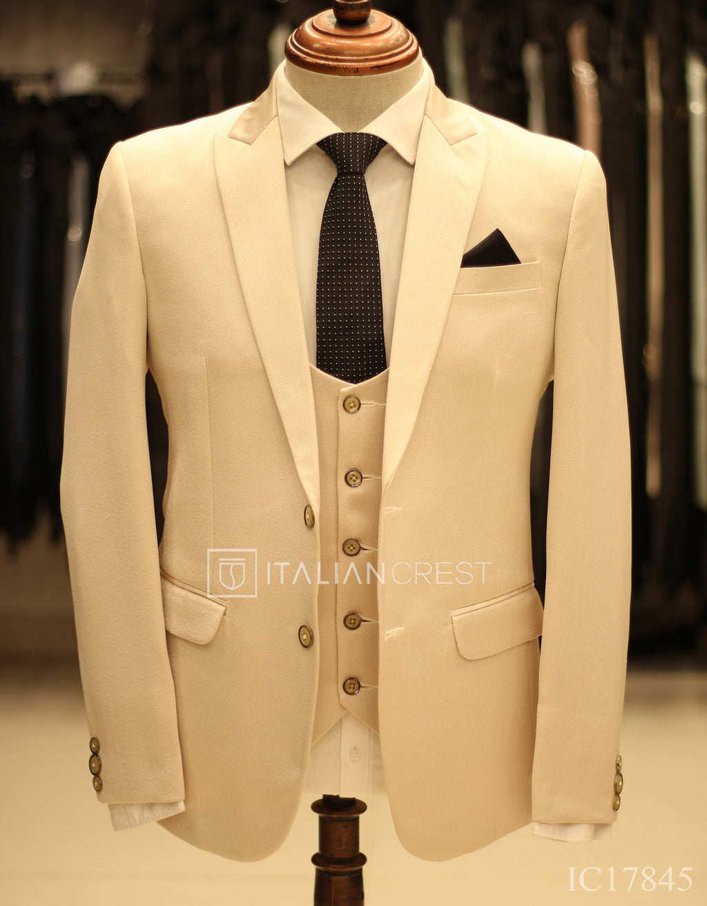 IC17845-3pc Peak Lapel Suits