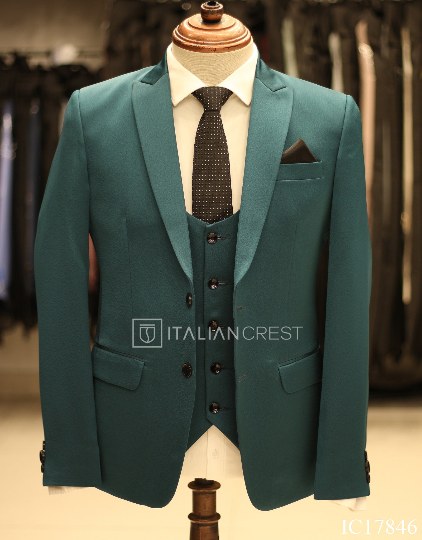 IC17846-3pc Peak Lapel Suits