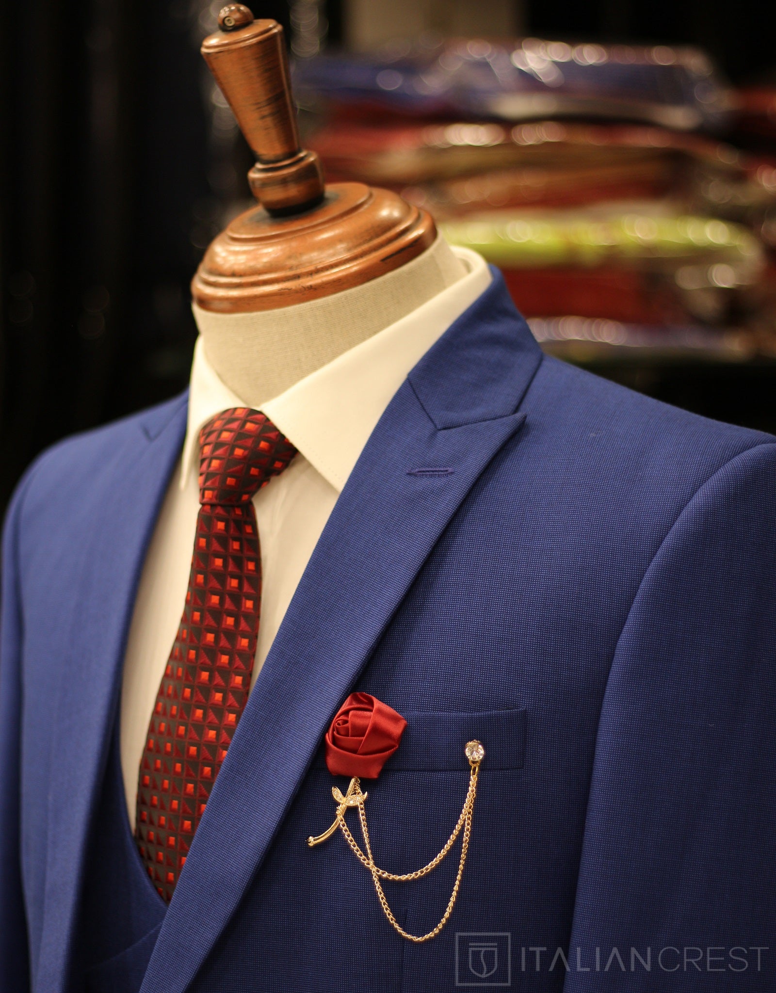 IC17848-3pc Peak Lapel Suits