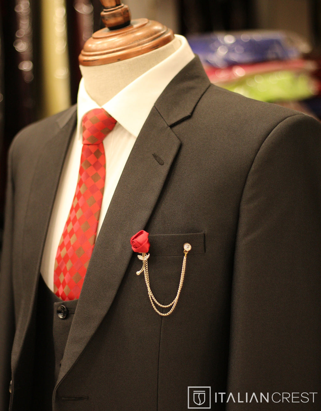 IC17943-3pc Notch Lapel Suits