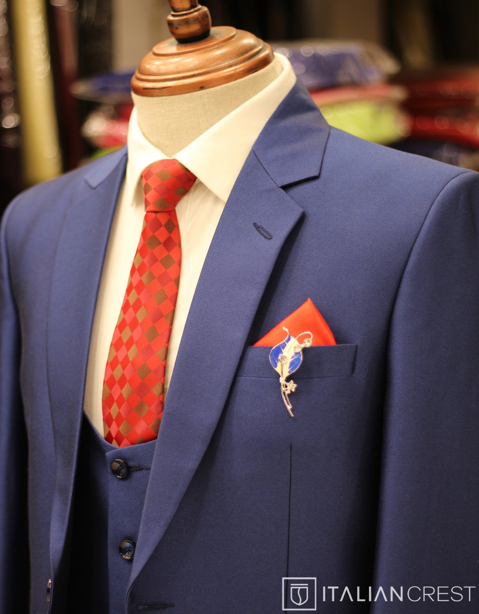 IC17944-3pc Notch Lapel Suits