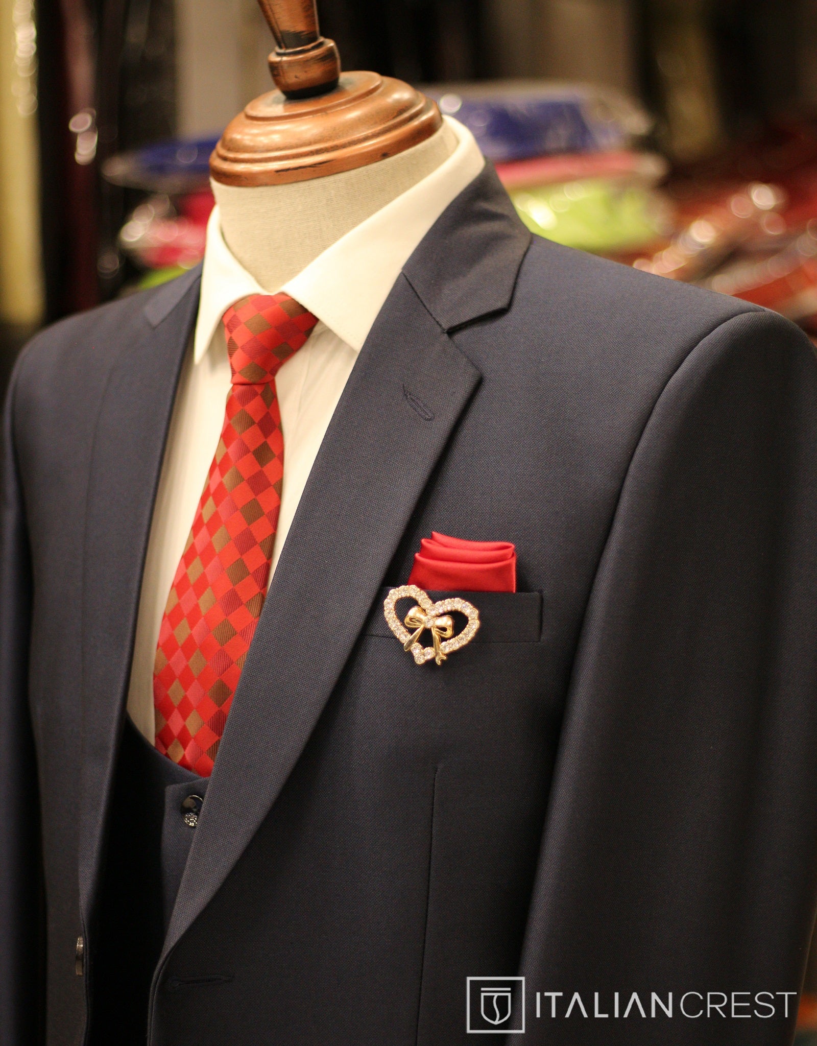 IC17945-3pc Notch Lapel Suits