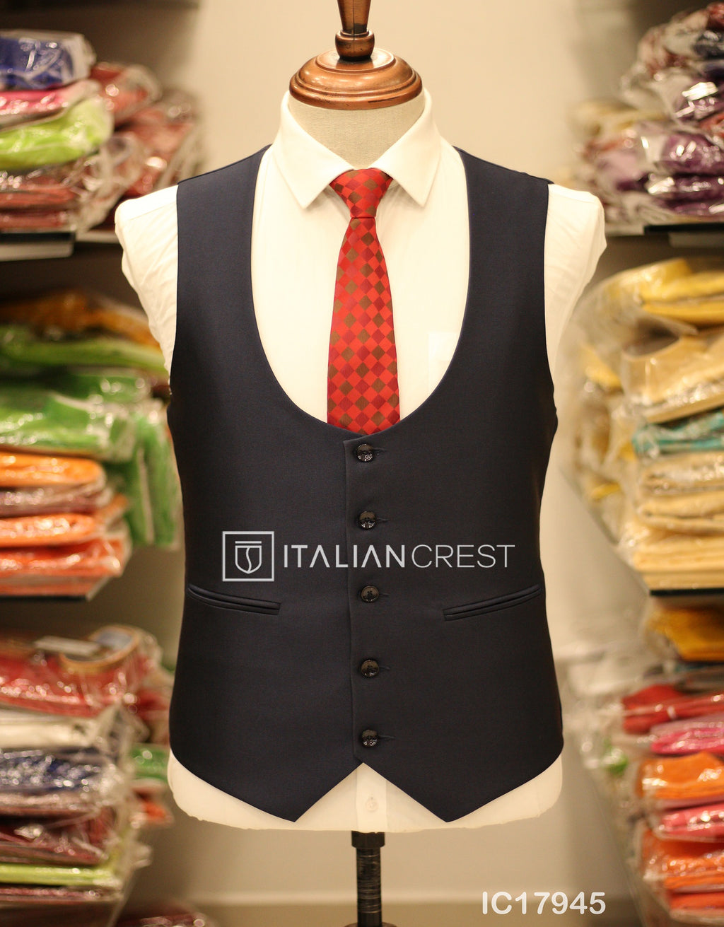 IC17945-3pc Notch Lapel Suits