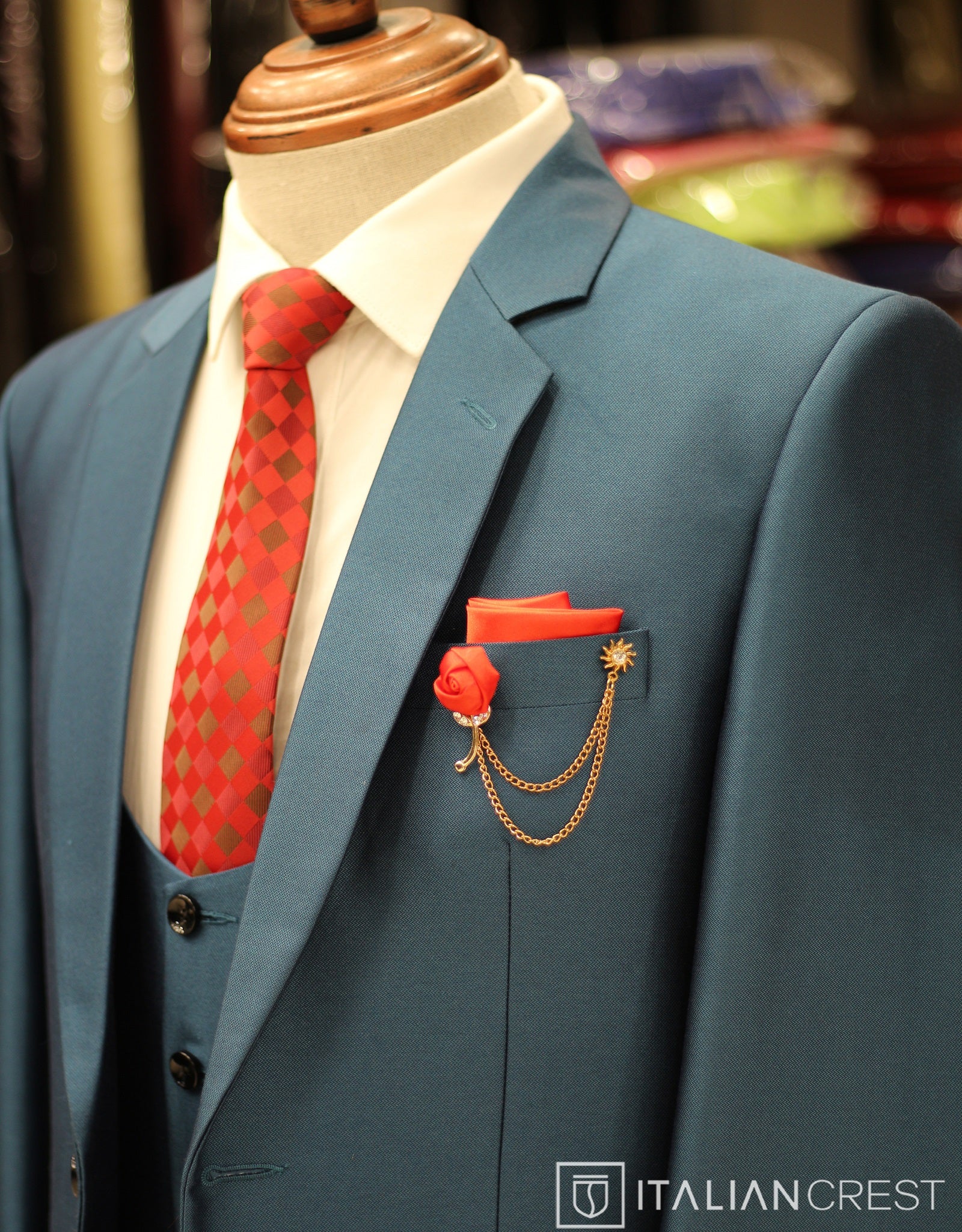 IC17947-3pc Notch Lapel Suits