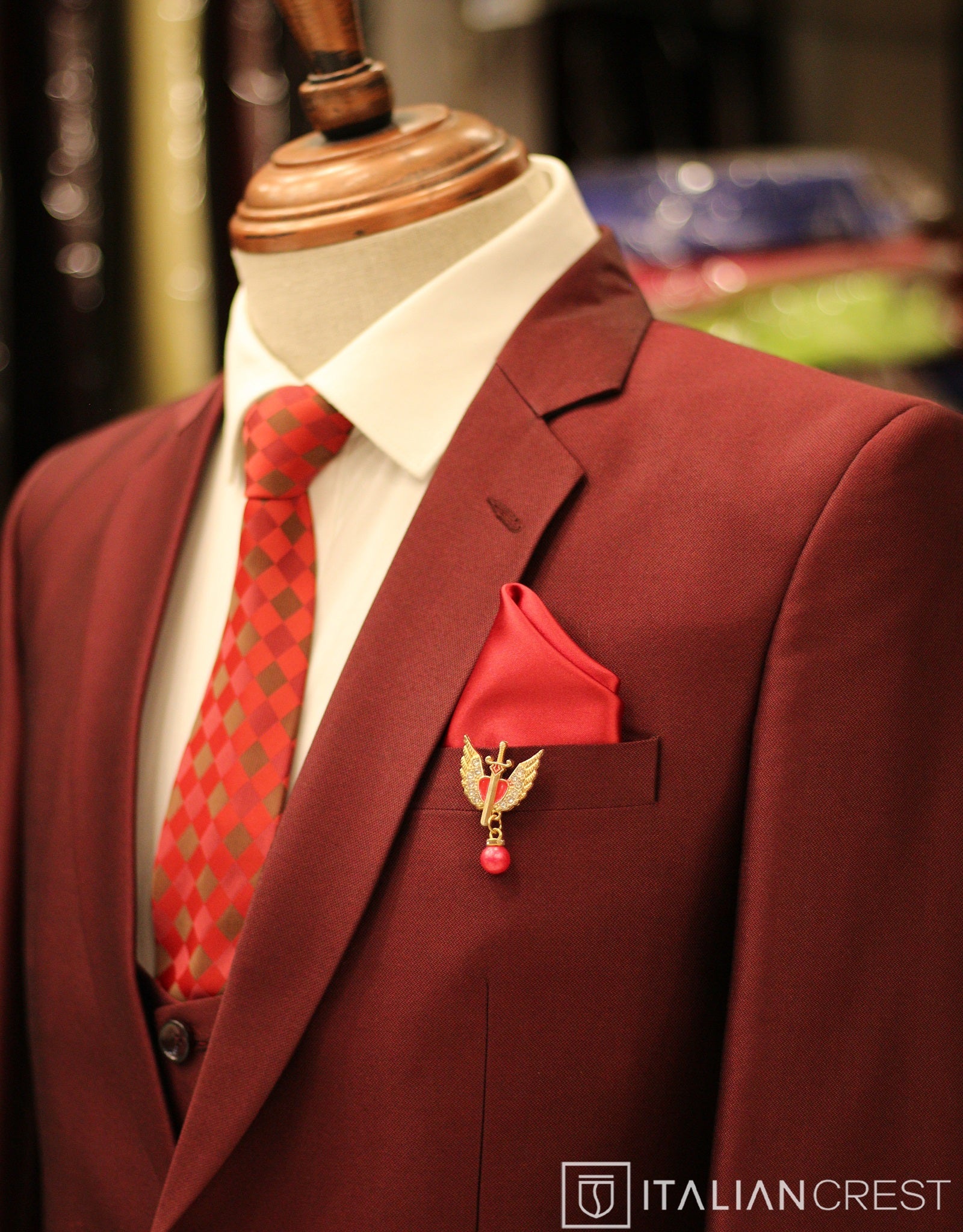 IC17948-3pc Notch Lapel Suits