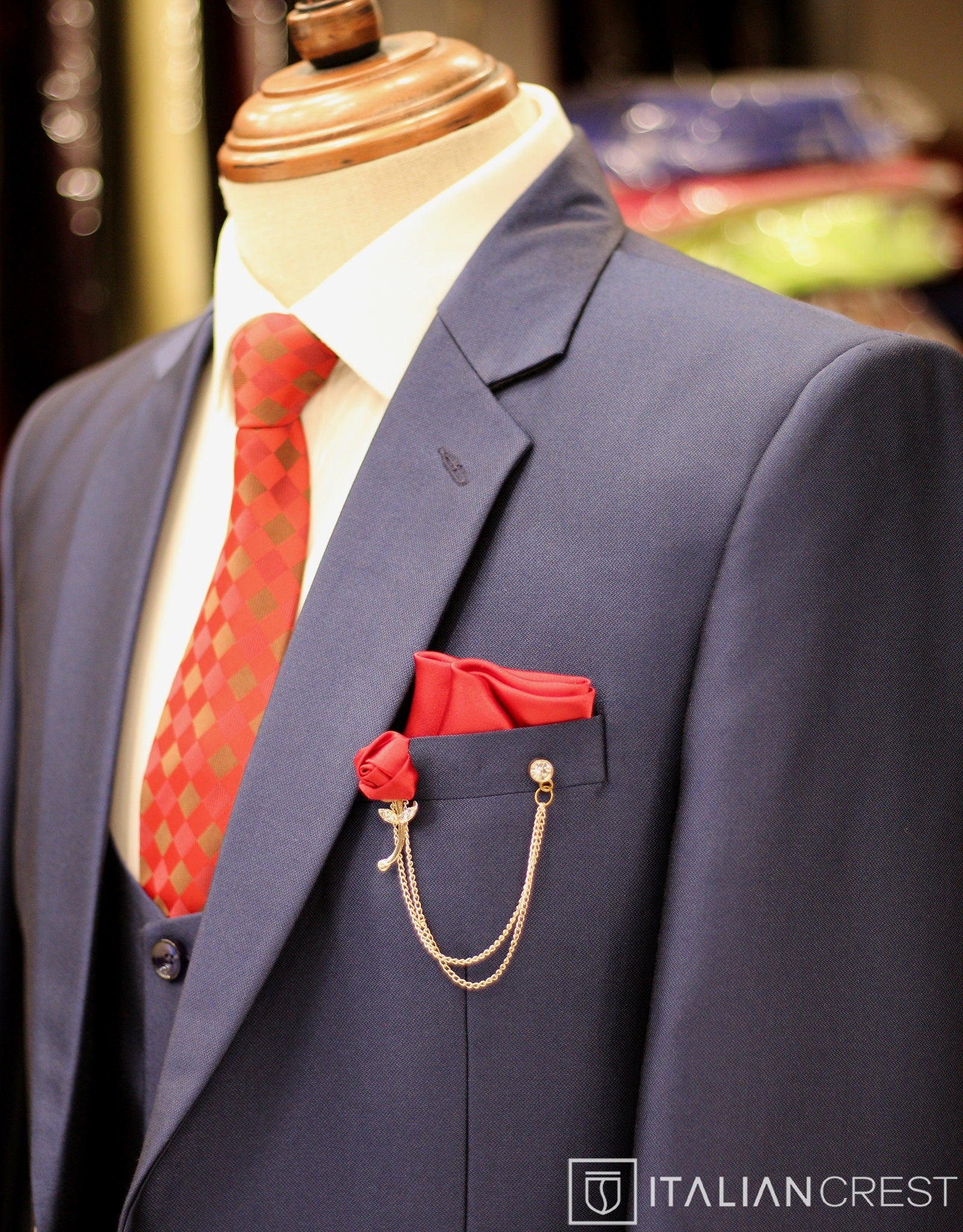 IC17950-3pc Notch Lapel Suits