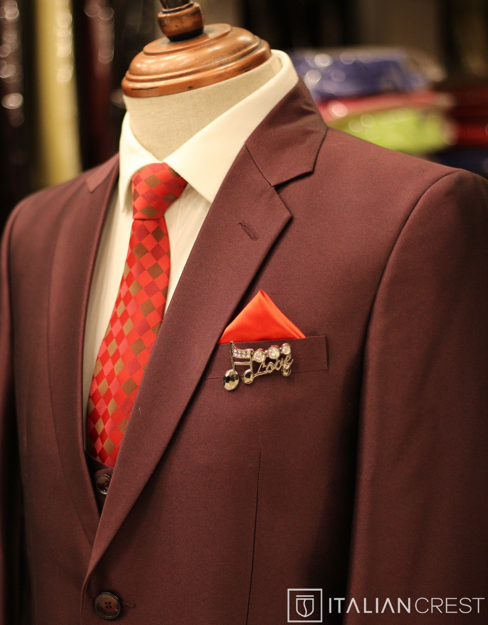 IC17951-3pc Notch Lapel Suits