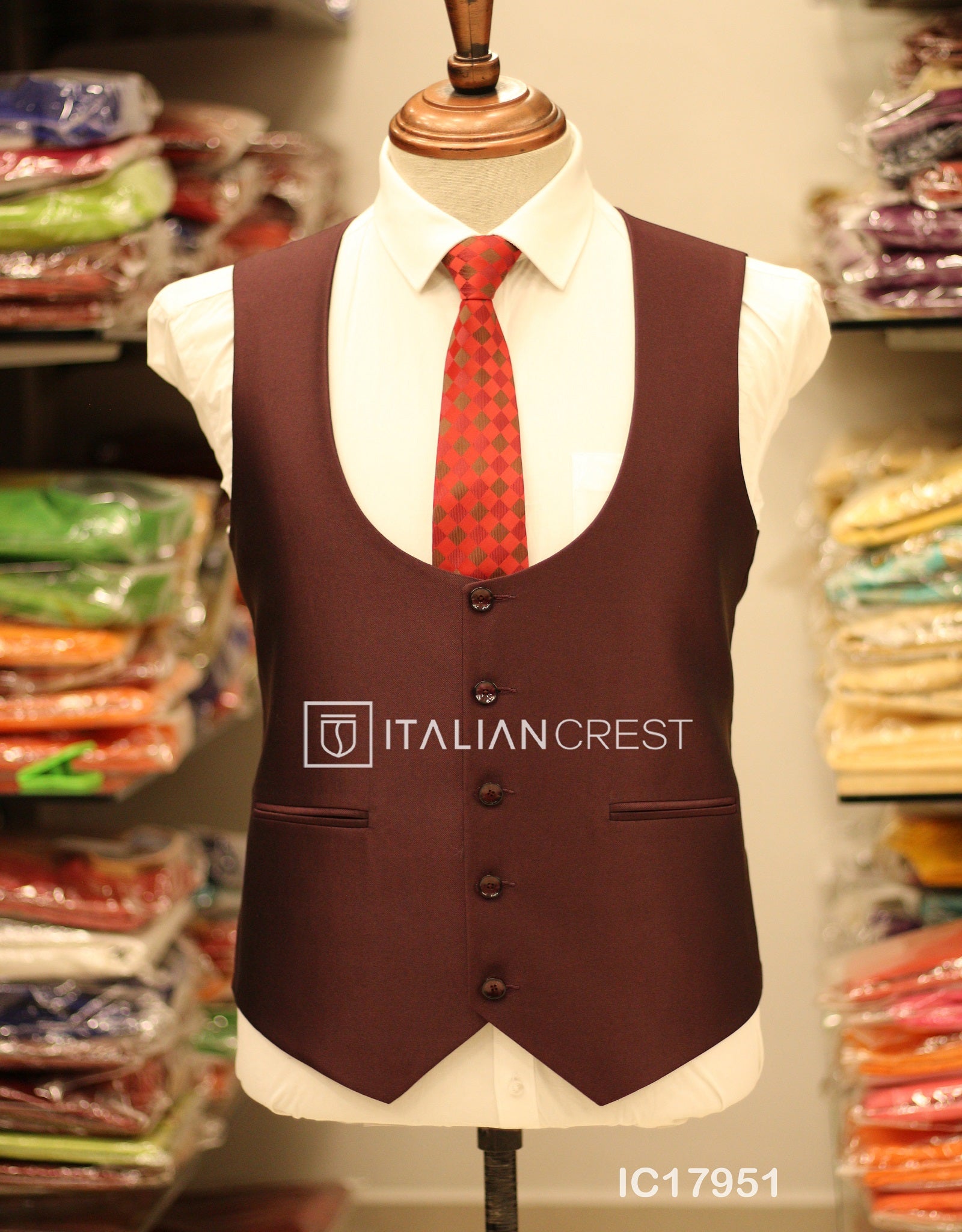 IC17951-3pc Notch Lapel Suits