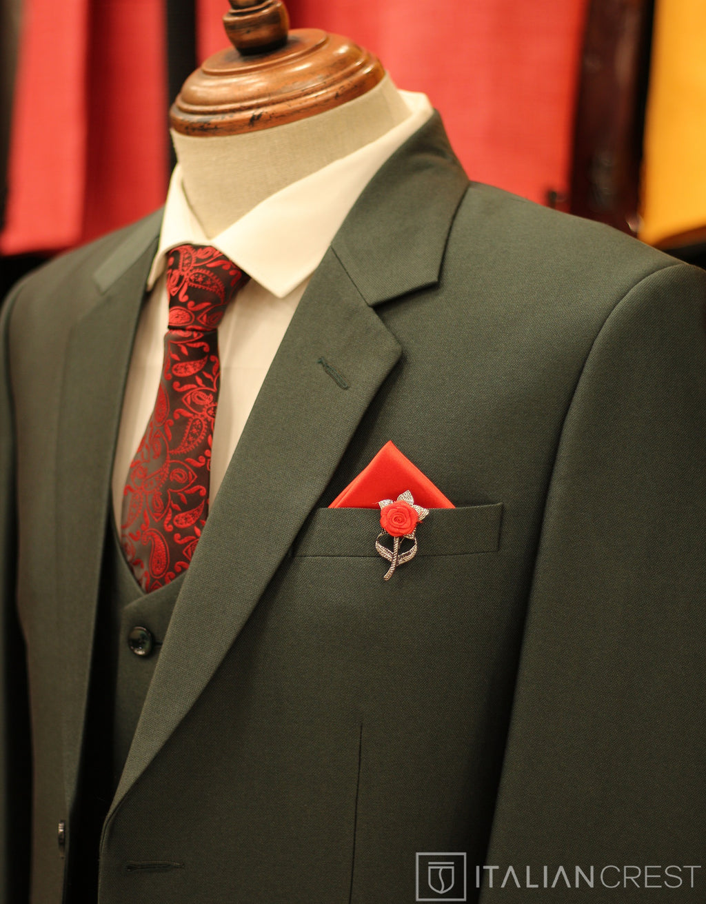 IC17955-3pc Notch Lapel Suits