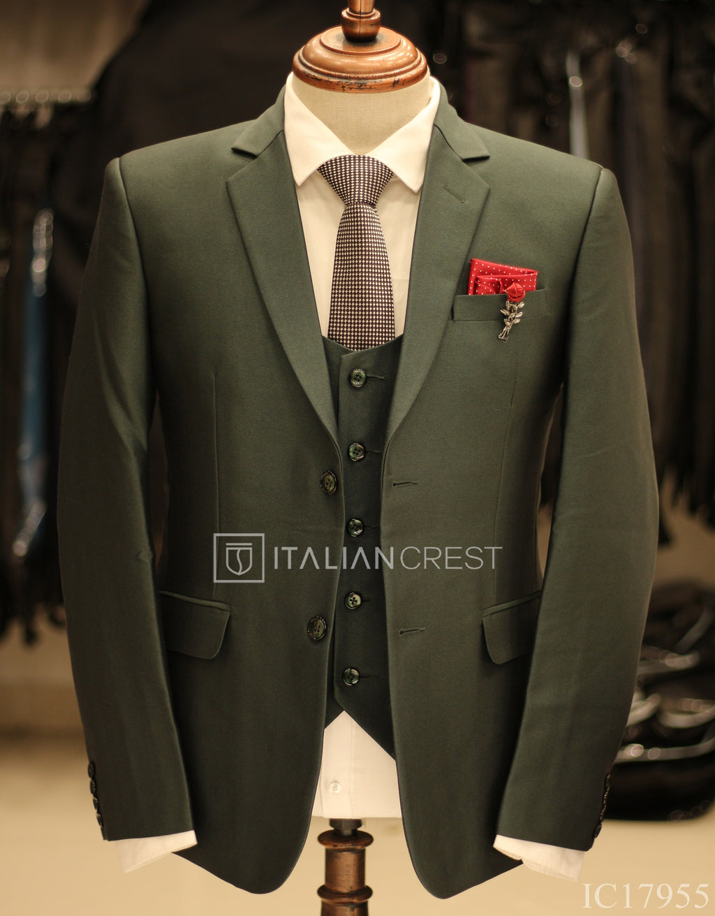 IC17955-3pc Notch Lapel Suits