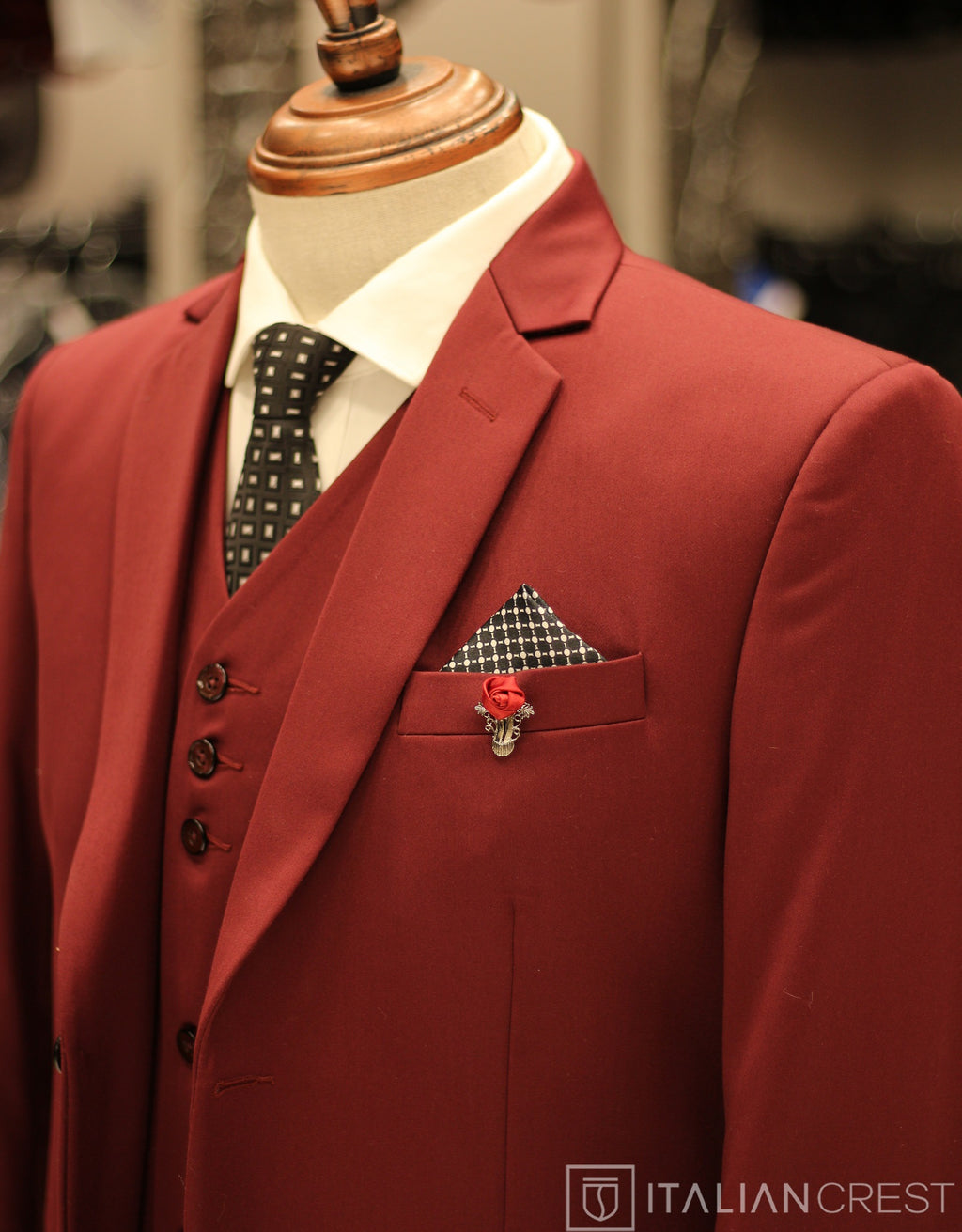 IC17960-3pc Notch Lapel Suits