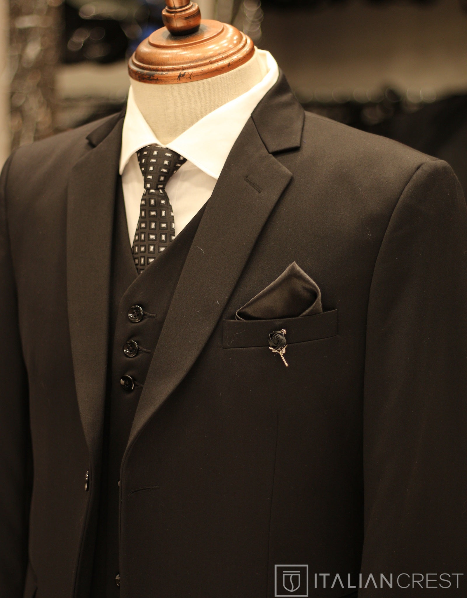 IC17967-3pc Notch Lapel Suits