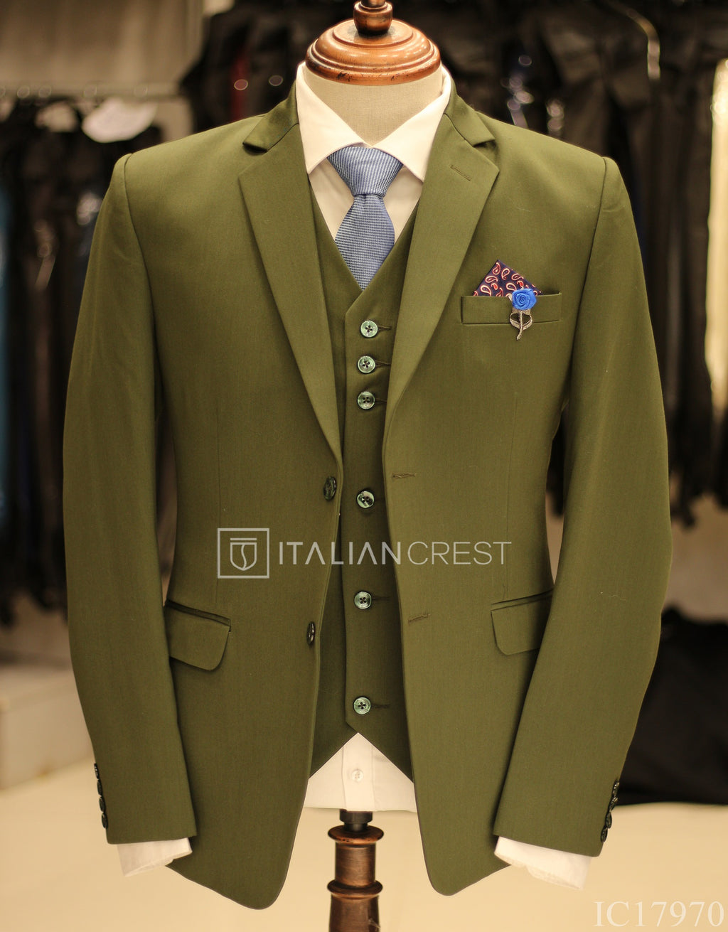 IC17970-3pc Notch Lapel Suits