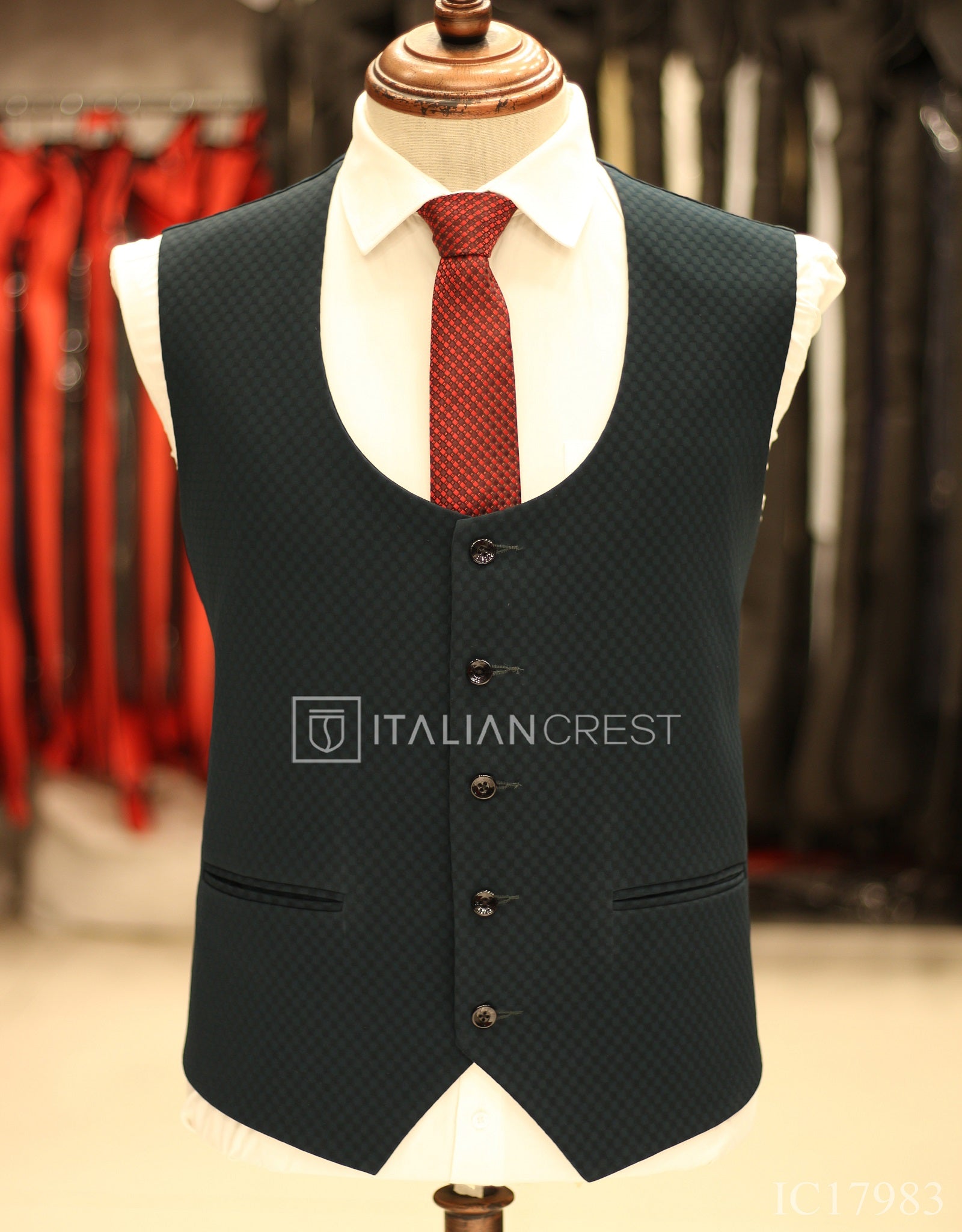 IC17983-3pc Notch Lapel Suits