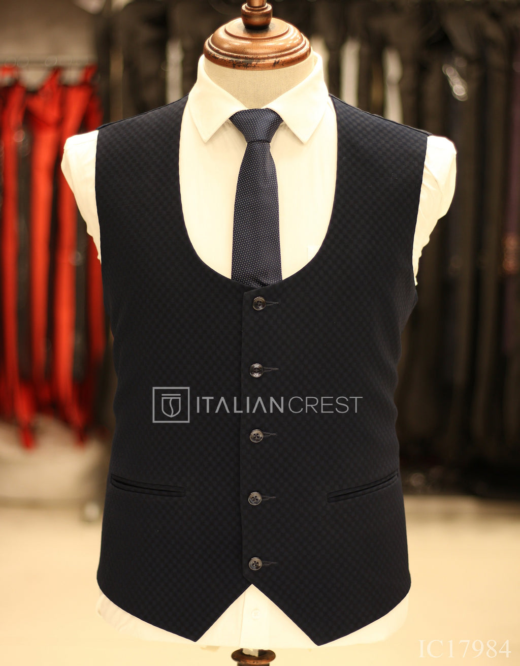 IC17984-3pc Notch Lapel Suits