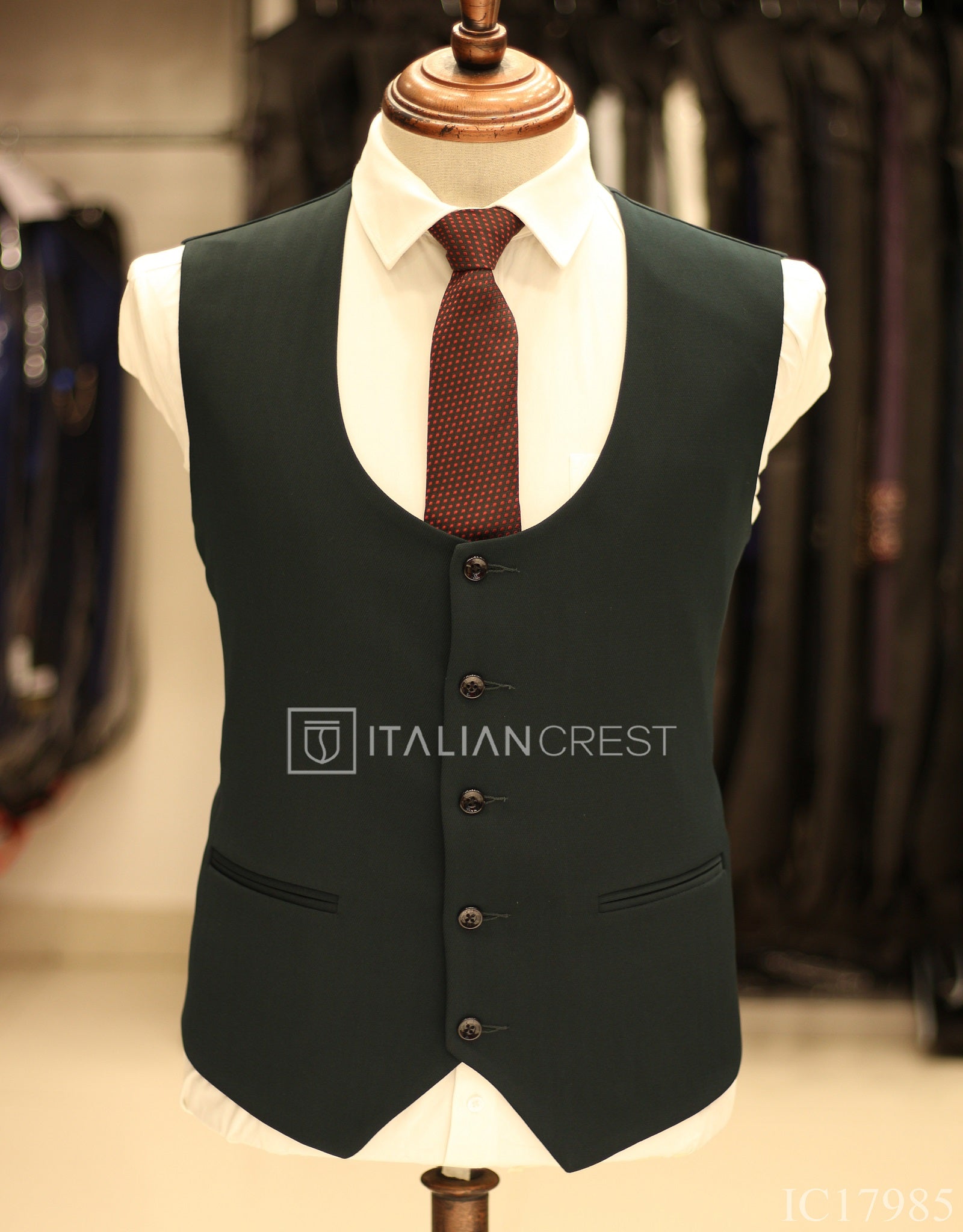 IC17985-3pc Notch Lapel Suits