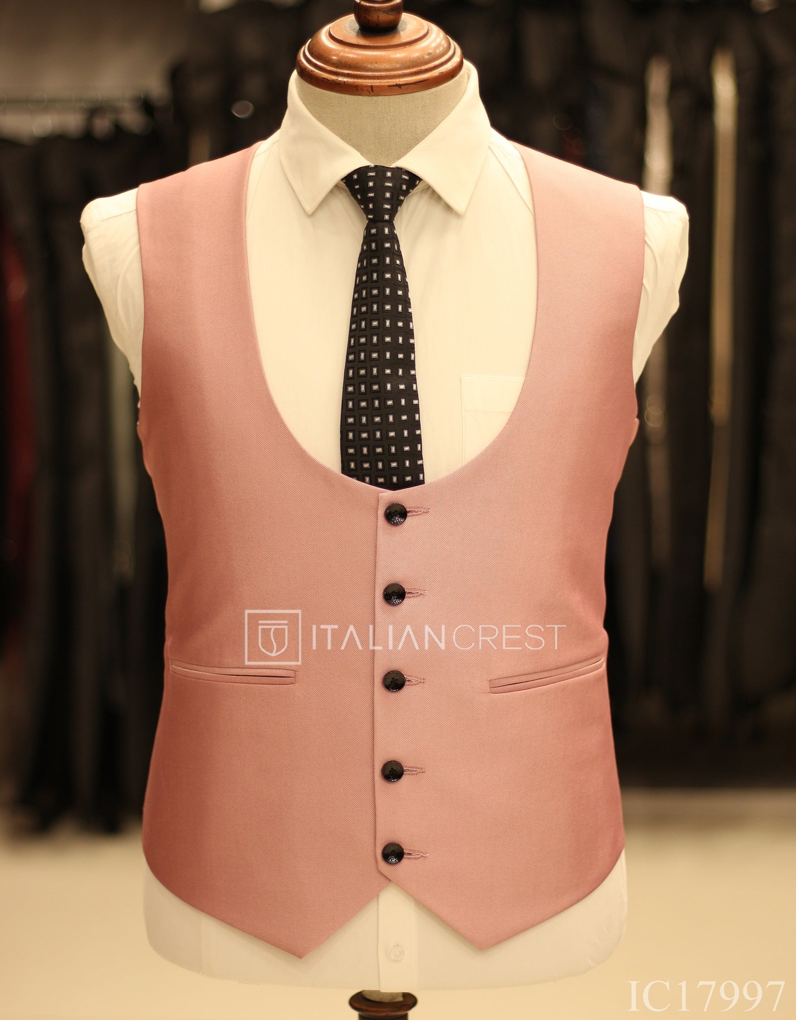 IC17997-3pc Notch Lapel Suits