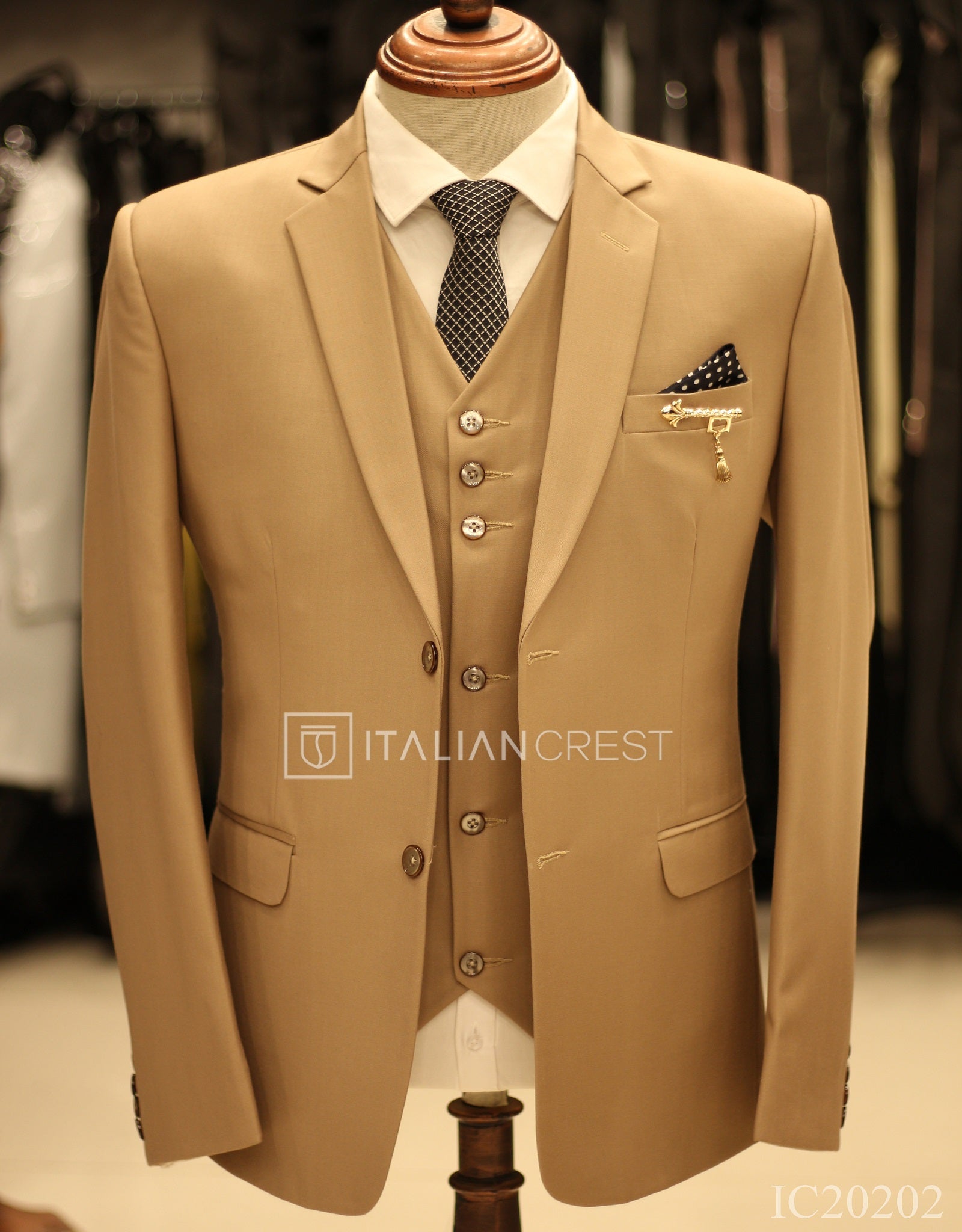 IC20202-3pc Notch Lapel Suits