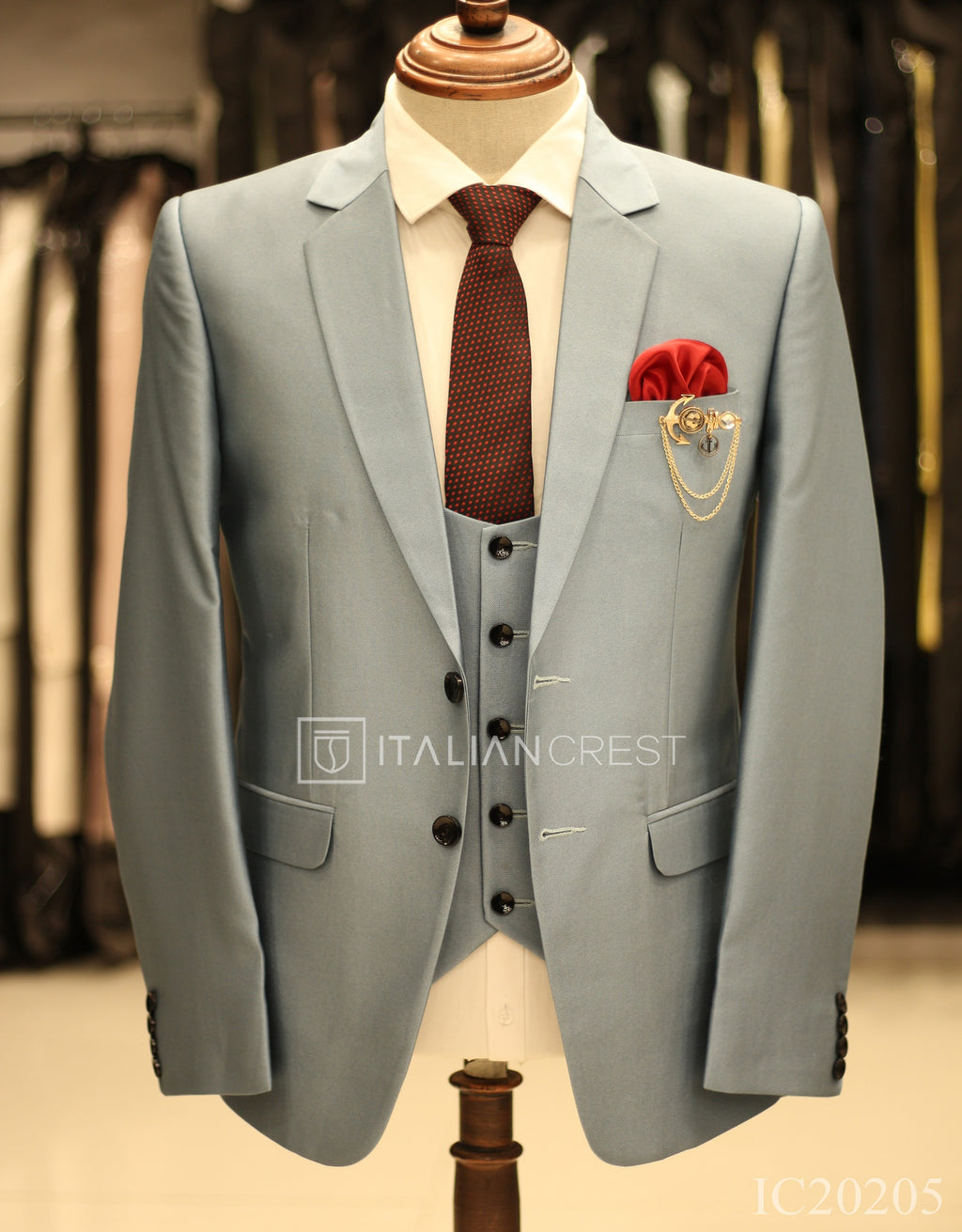 IC20205-3pc Notch Lapel Suits