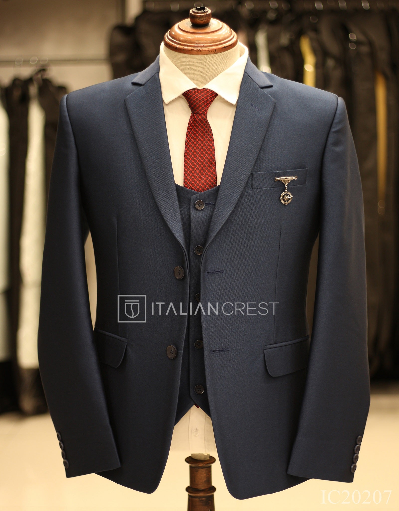 IC20207-3pc Notch Lapel Suits