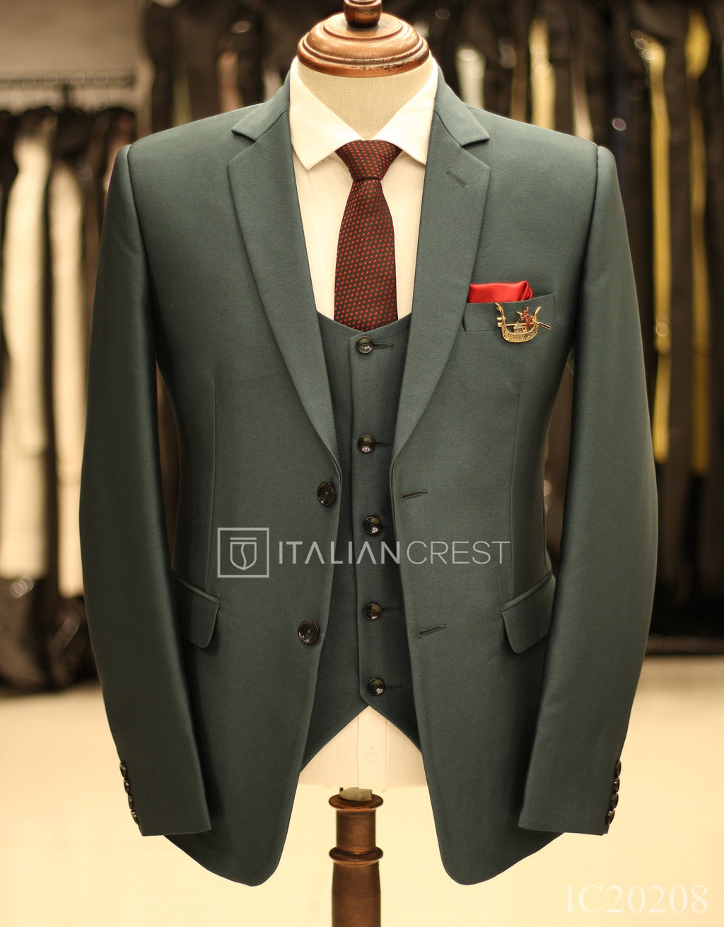 IC20208-3pc Notch Lapel Suits