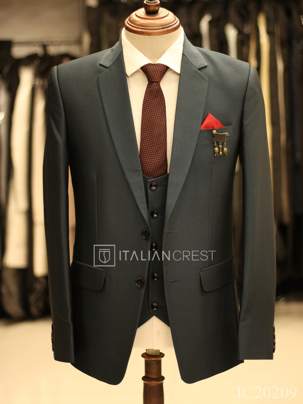 IC20209-3pc Notch Lapel Suits