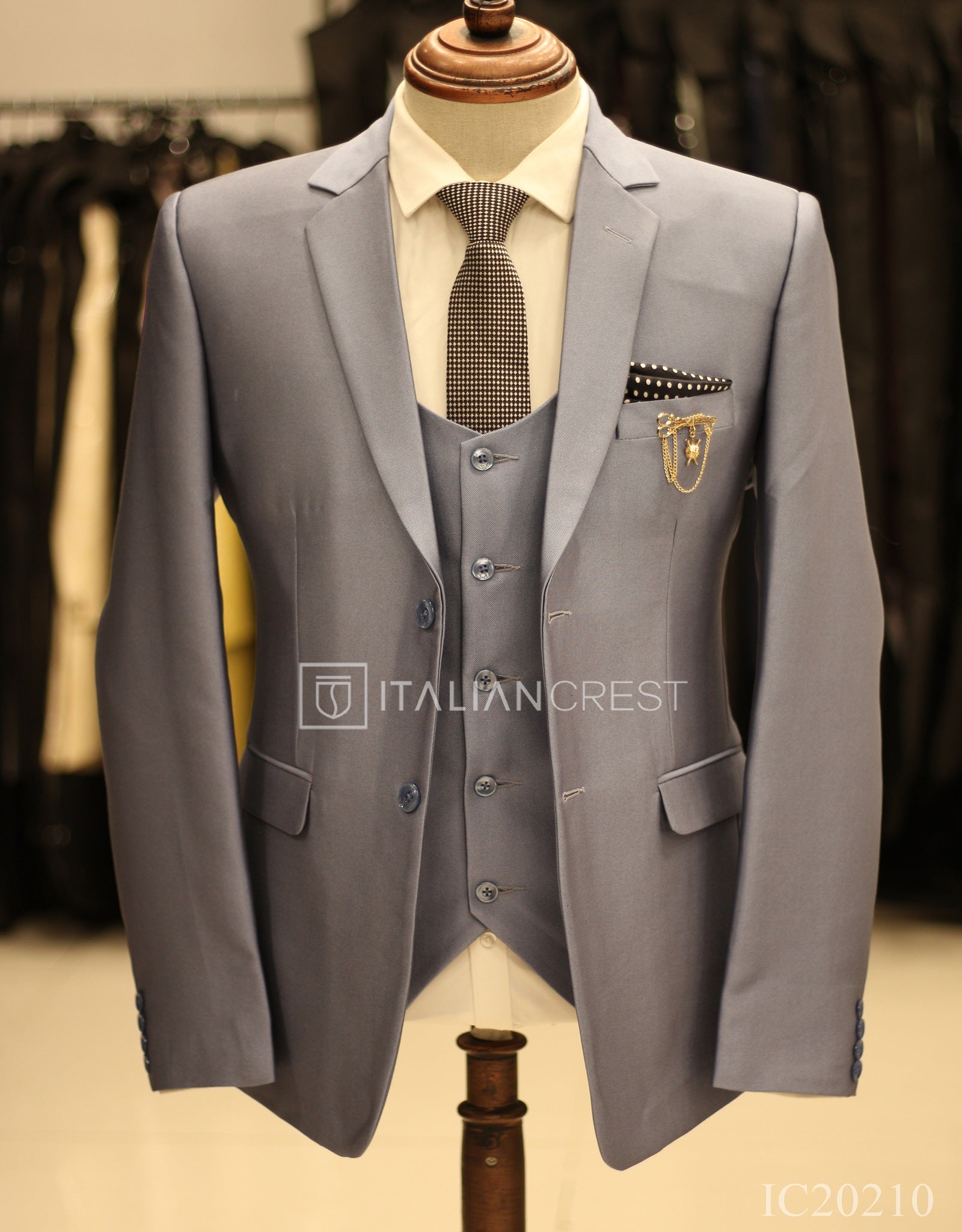 IC20210-3pc Notch Lapel Suits