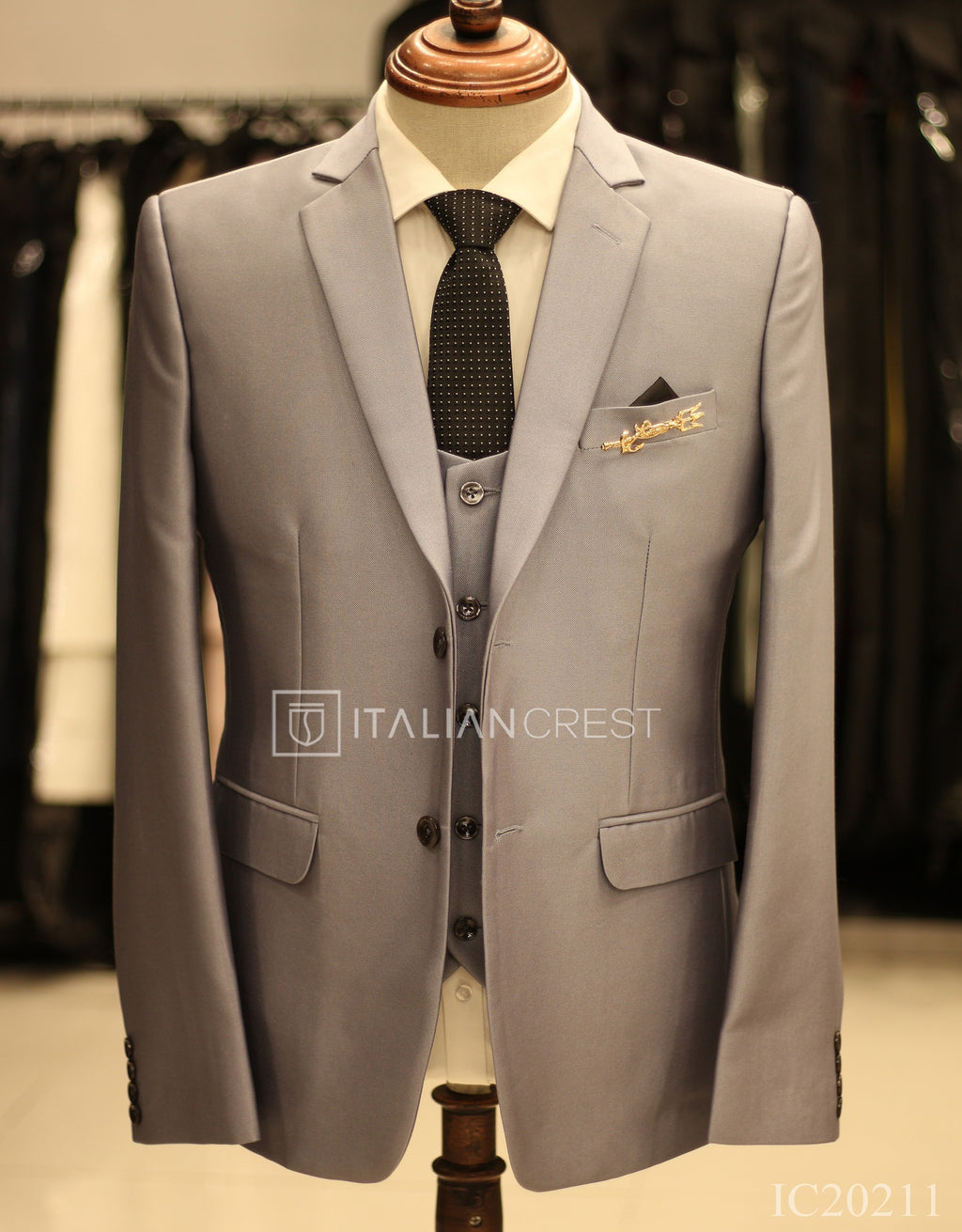 IC20211-3pc Notch Lapel Suits
