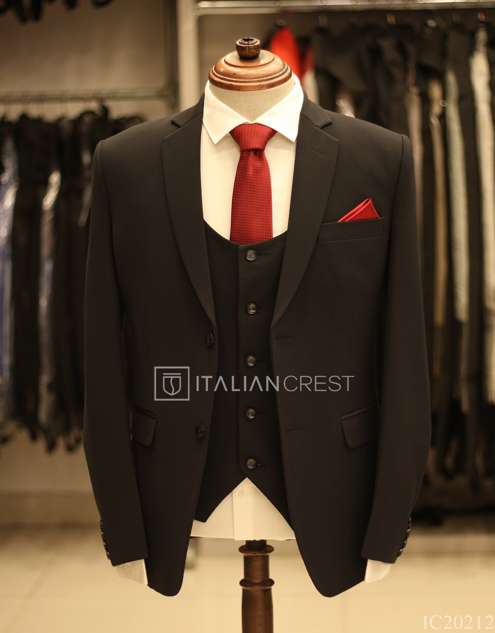 IC20212-3pc Notch Lapel Suits