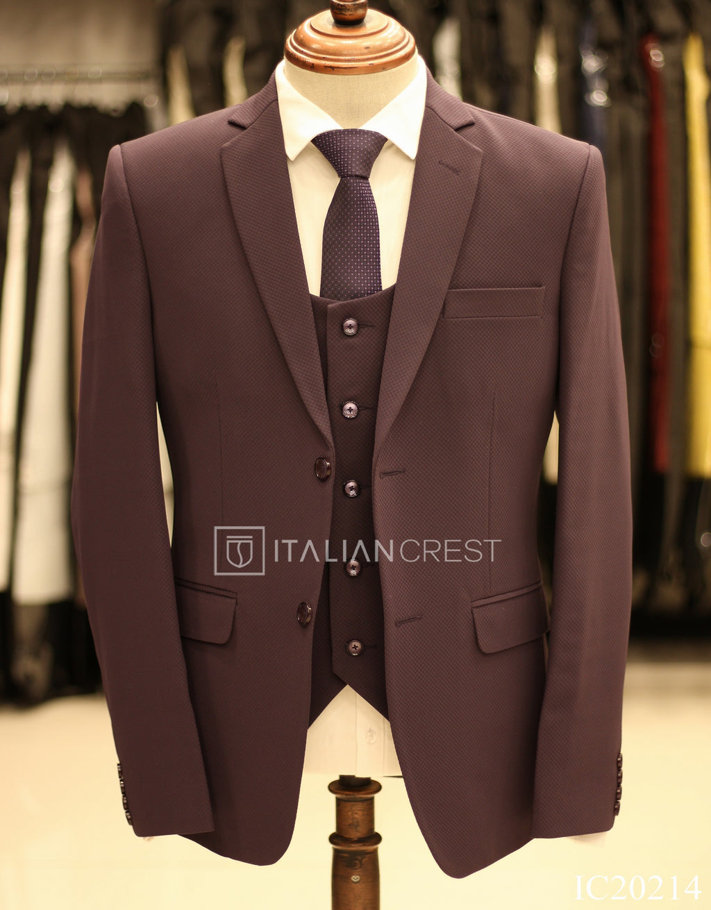 IC20214-3pc Notch Lapel Suits