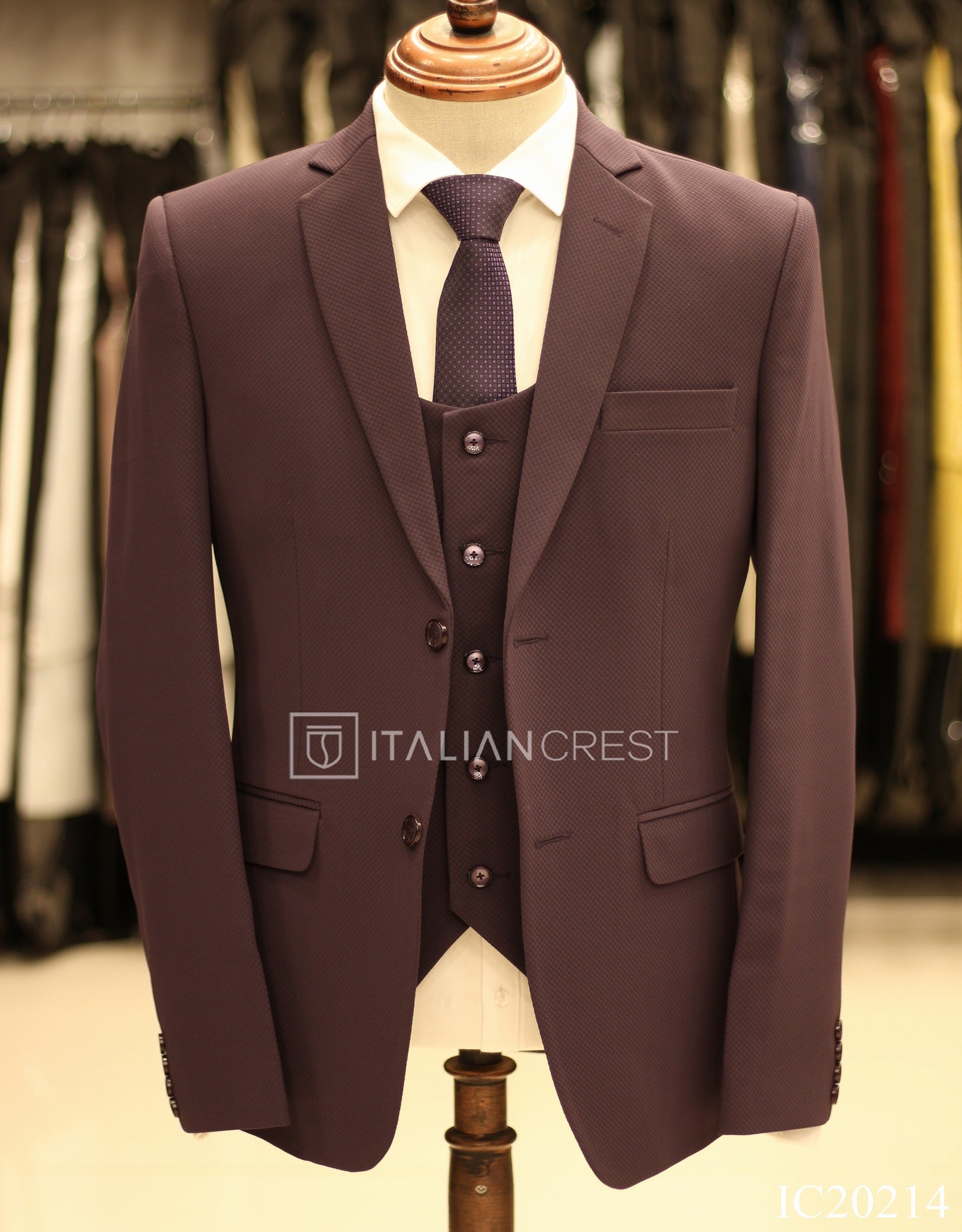 IC20214-3pc Notch Lapel Suits