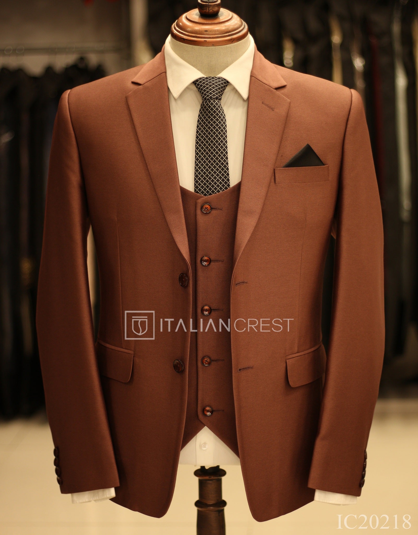 IC20218-3pc Notch Lapel Suits