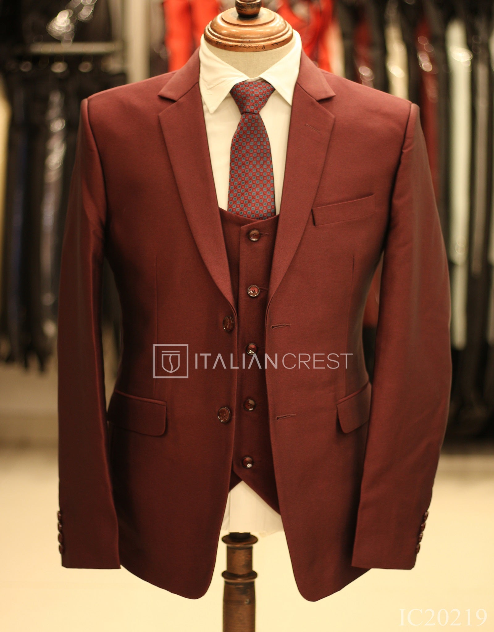 IC20219-3pc Notch Lapel Suits