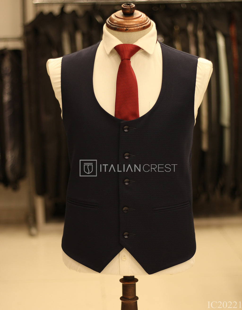 IC20221-3pc Notch Lapel Suits