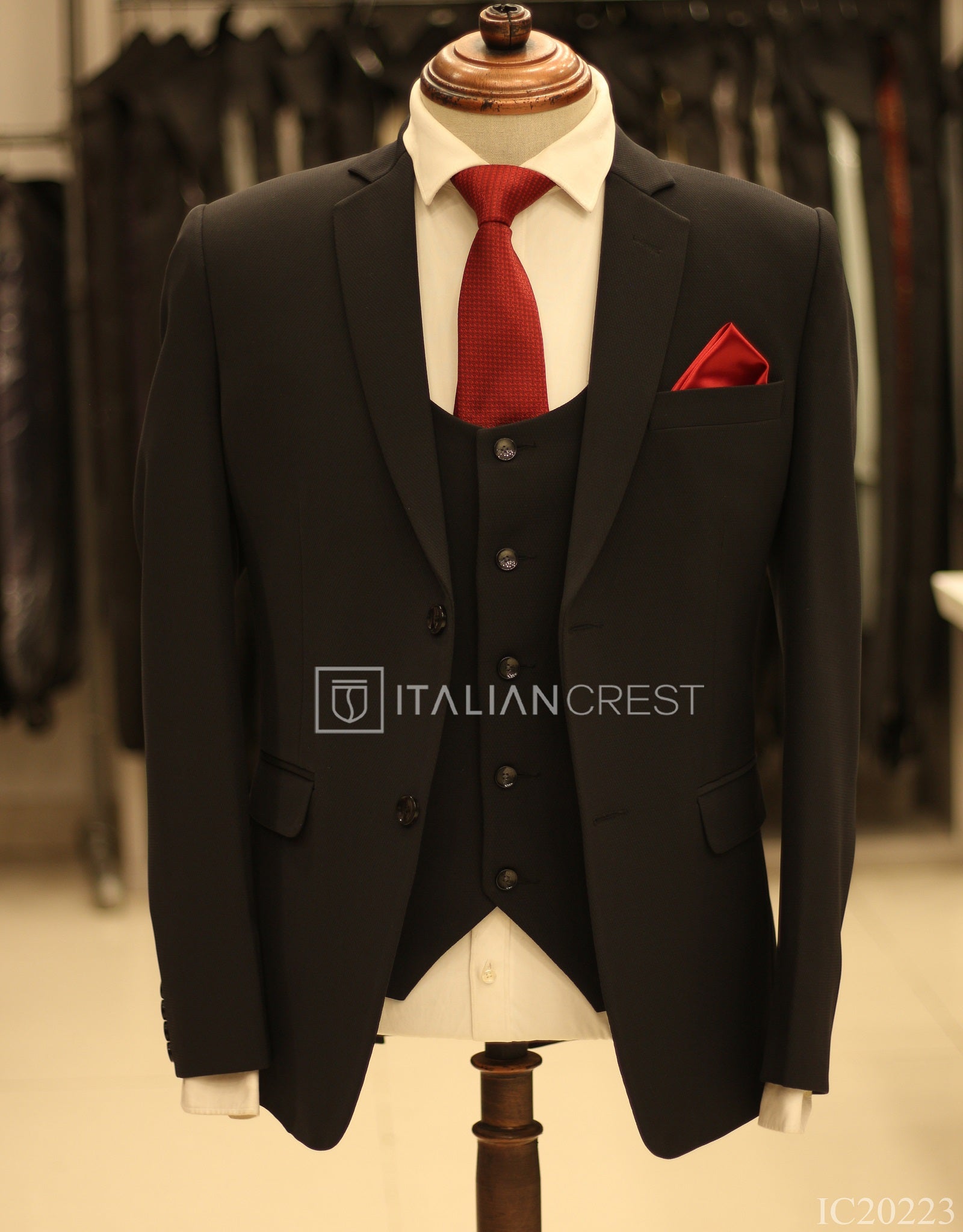 IC20223-3pc Notch Lapel Suits