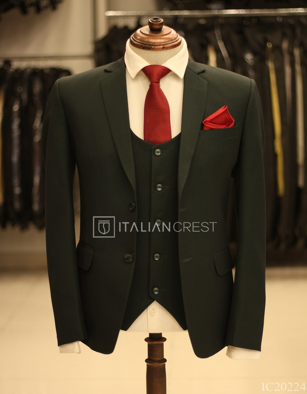 IC20224-3pc Notch Lapel Suits