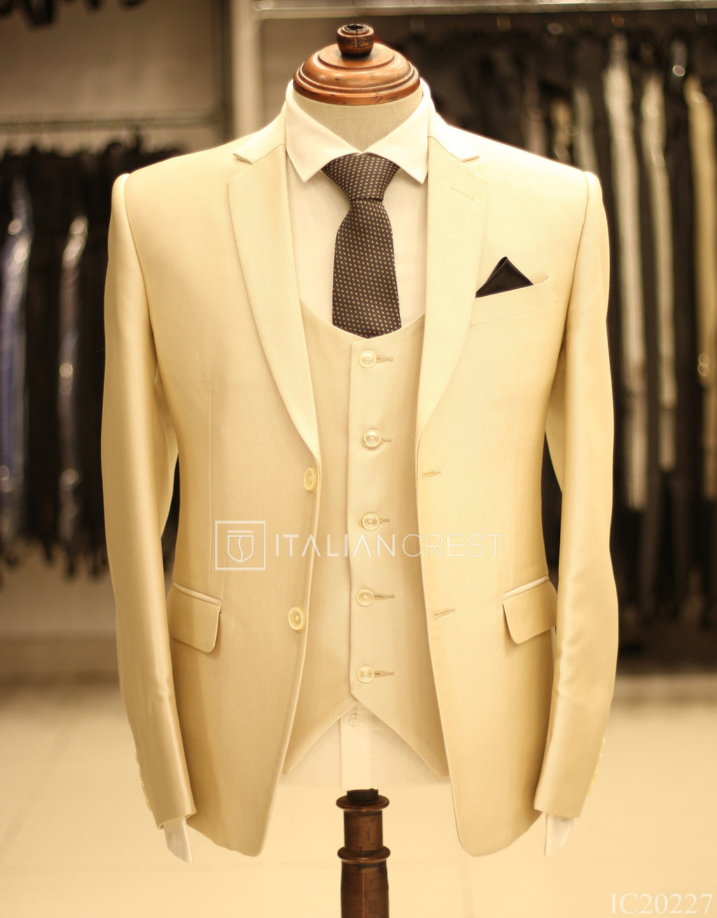 IC20227-3pc Notch Lapel Suits