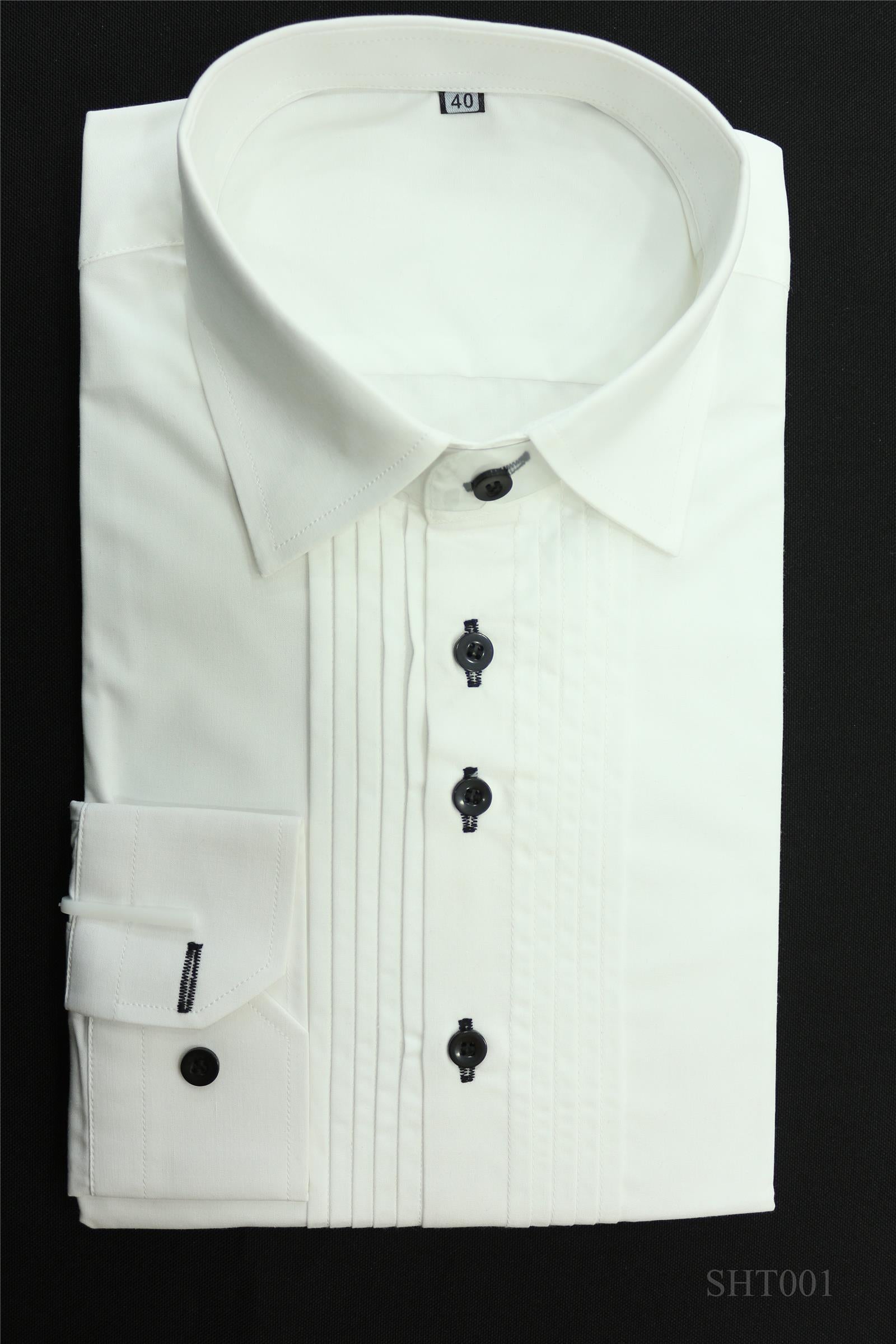 SHT001-Tuxedo/Pleat Shirt