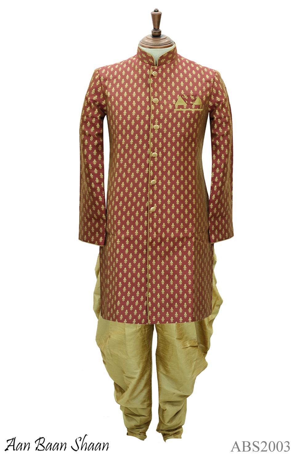 ABS2003-INDO WESTERN SET